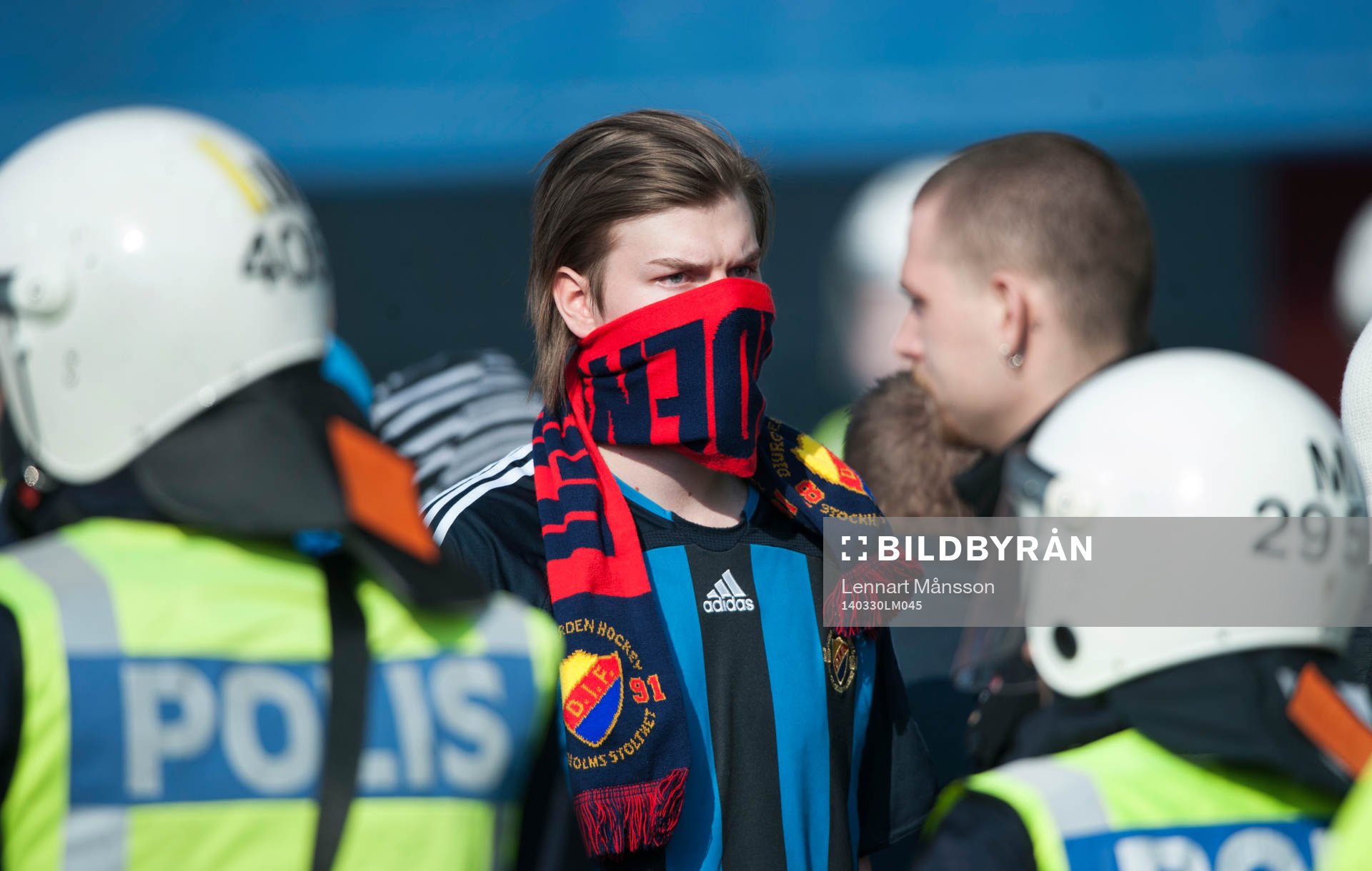 Maskerade Djurgårdens-supporters av dödsmisshandeln i