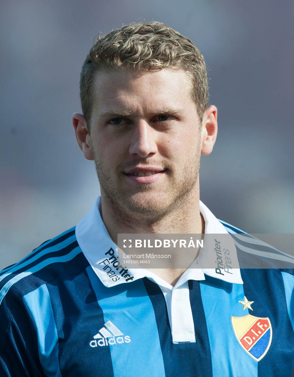 Djurgårdens Stefan Karlsson i matchen i allsvenskan i