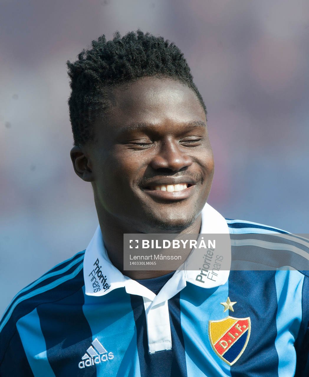 Djurgårdens Daniel Amartey  i matchen i allsvenskan i