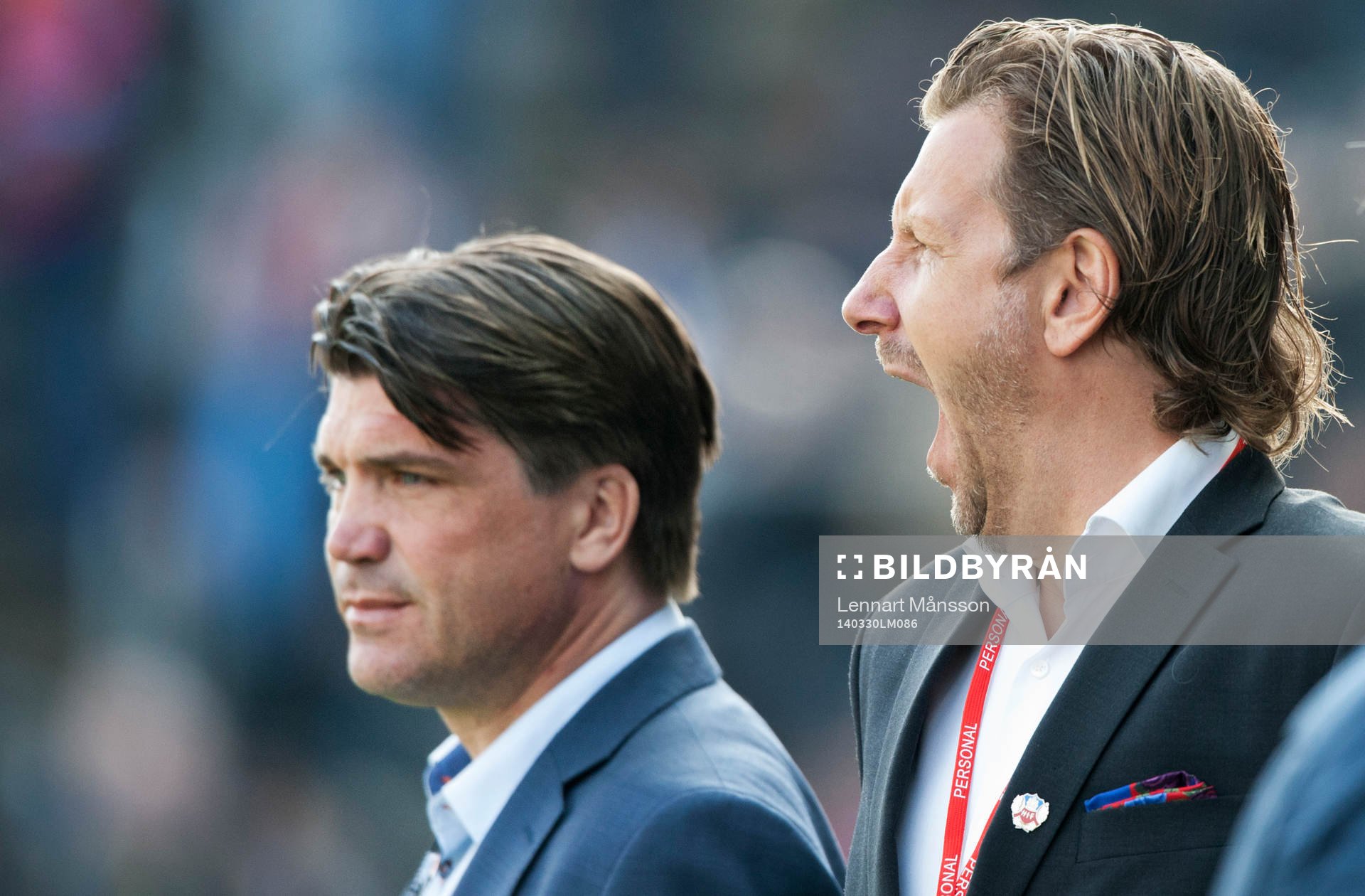 Djurgårdens sportchef Bosse Andersson och Helsingborgs