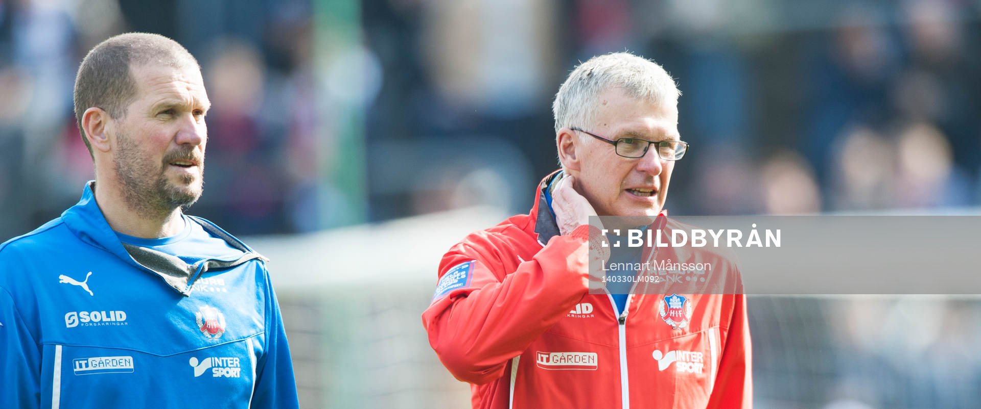 Helsingborgs Harald Roos i matchen i allsvenskan i fotboll