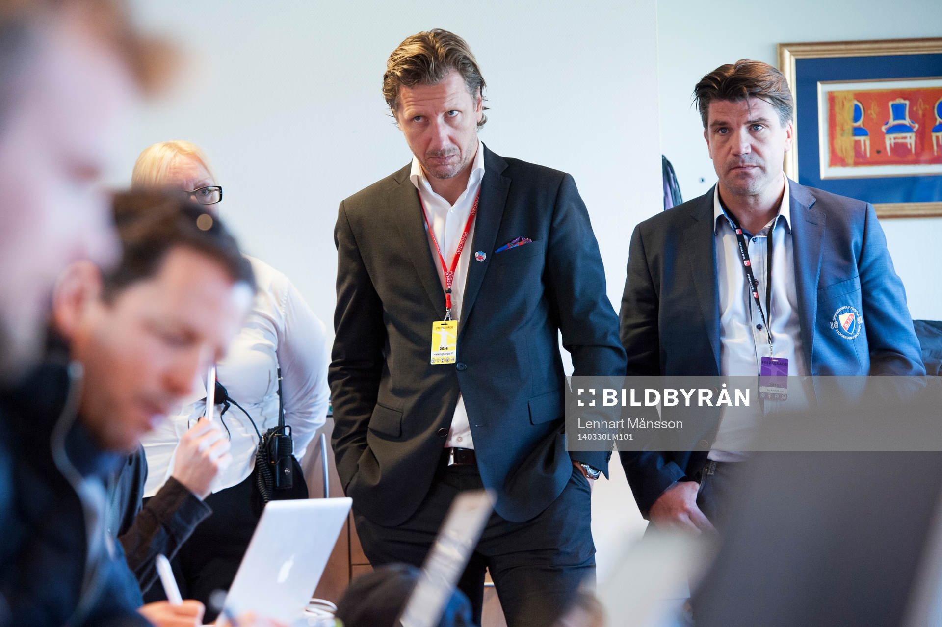 Helsingborgs Jesper Jansson och Djurgårdens Bosse Andersson