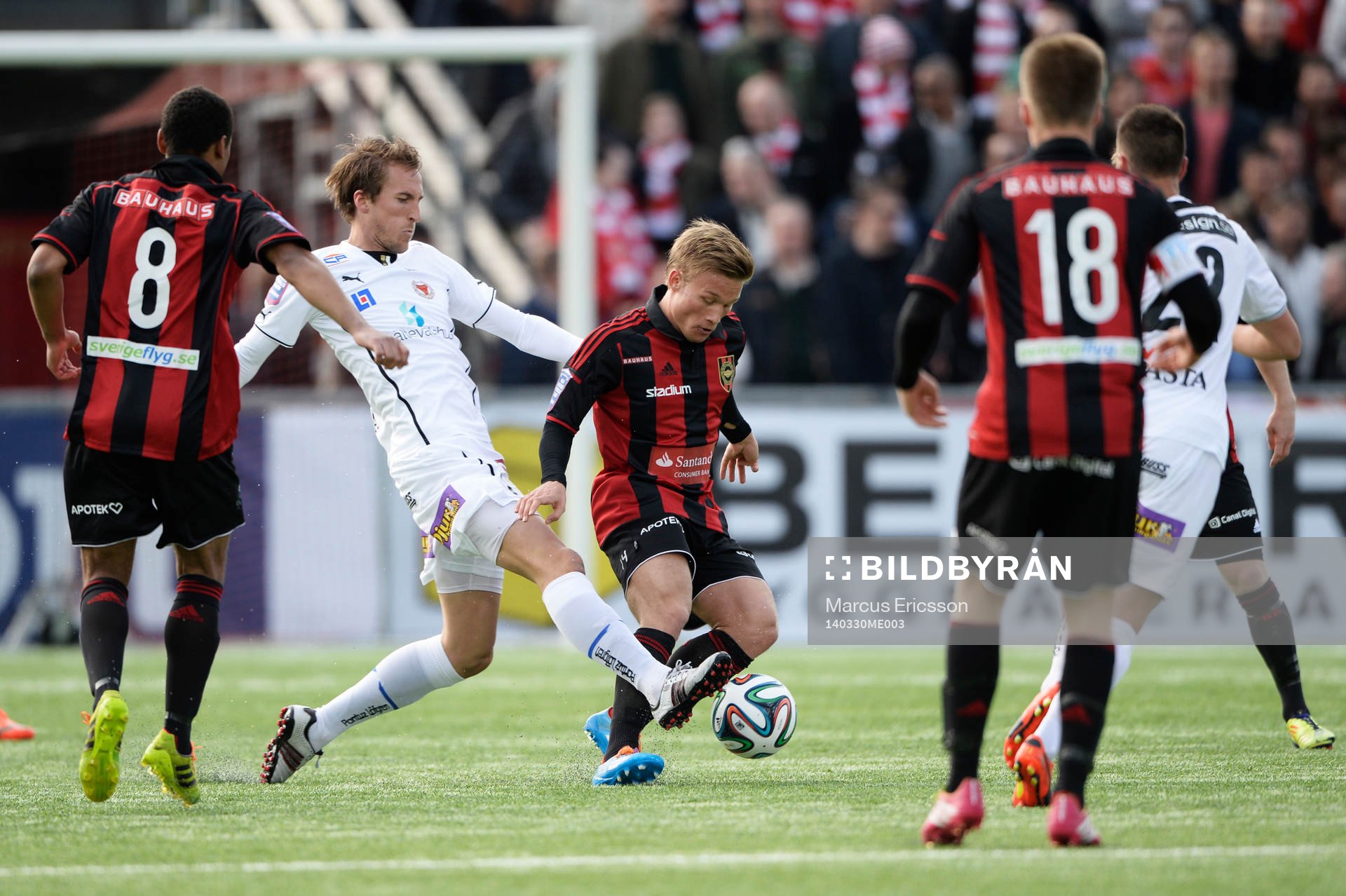 Kalmars Tor Øyvind Hovda och Brommapojkarnas Nicklas