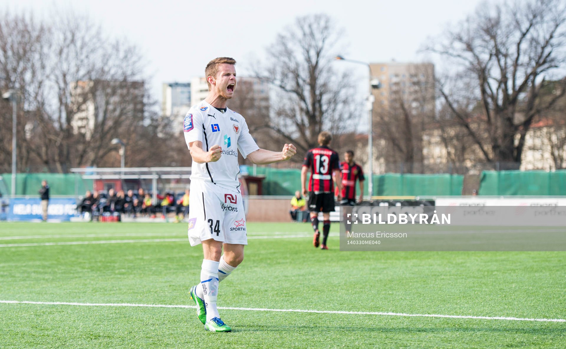 Kalmars Måns Söderqvist skriker ut i jubel