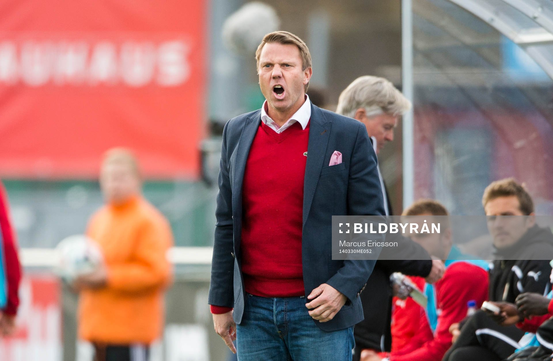under fotbollsmatchen mellan Brommapojkarna och Kalmar i