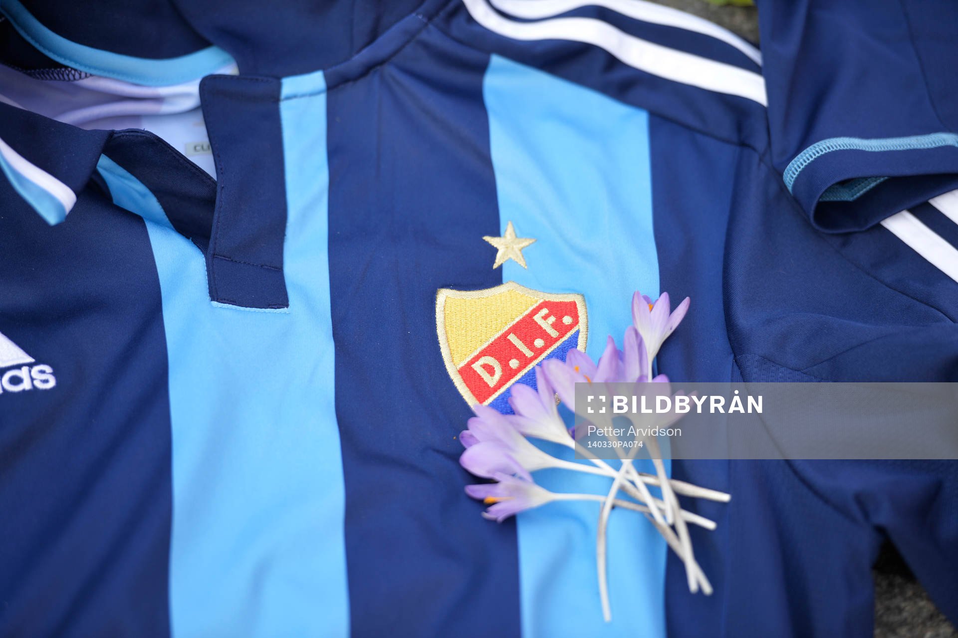Djurgårdens och Helsingborgs supportrar har lagt tröjor
