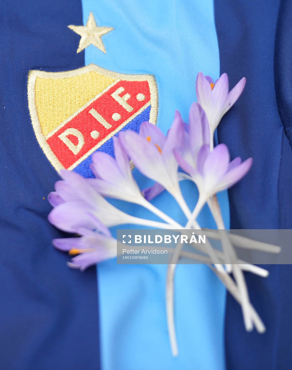 Djurgårdens och Helsingborgs supportrar har lagt tröjor
