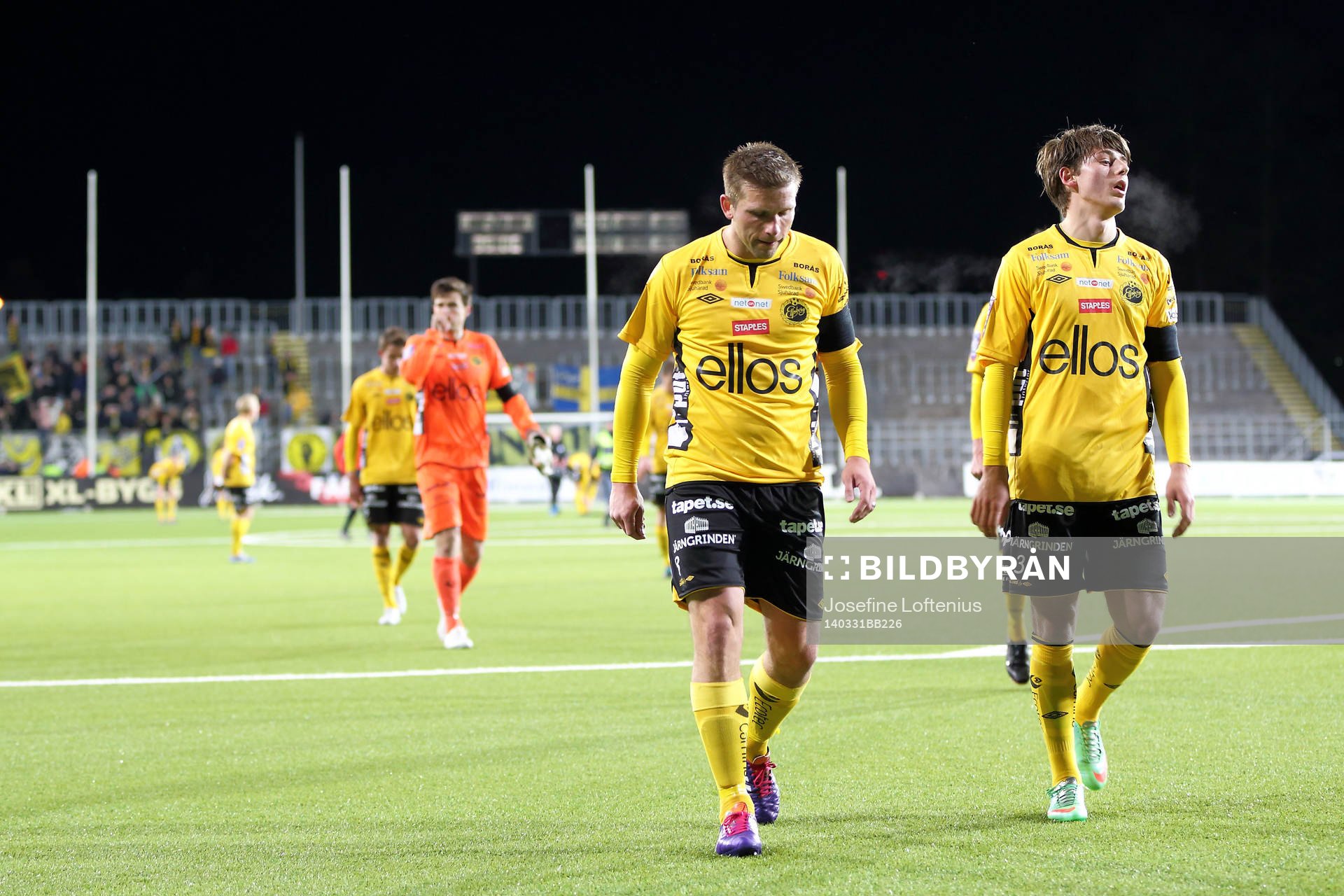 Elfsborgs Anders Svensson och Stefan Larsson deppar