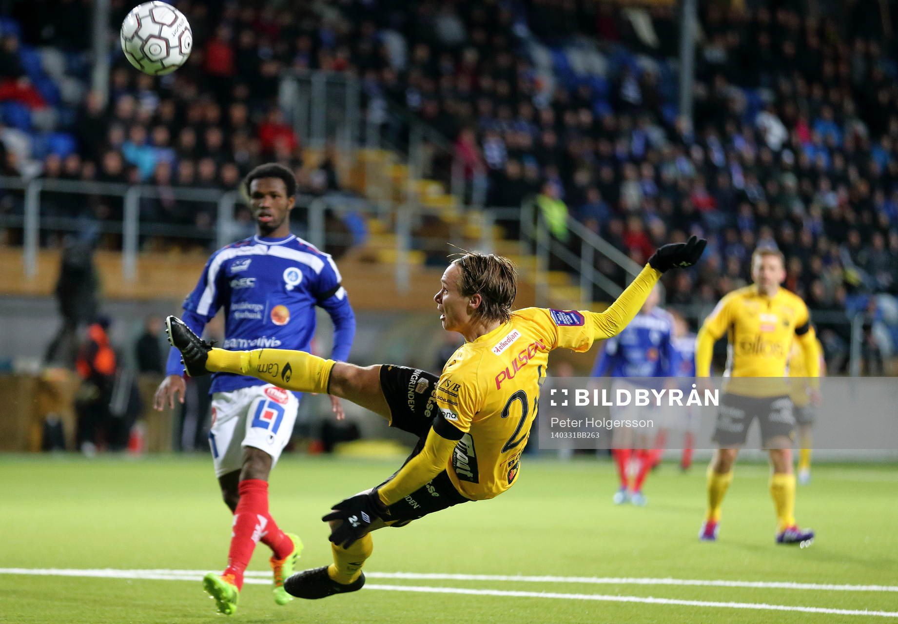 Åtvidabergs Mohamed Abubakari och Elfsborgs Viktor Prodell