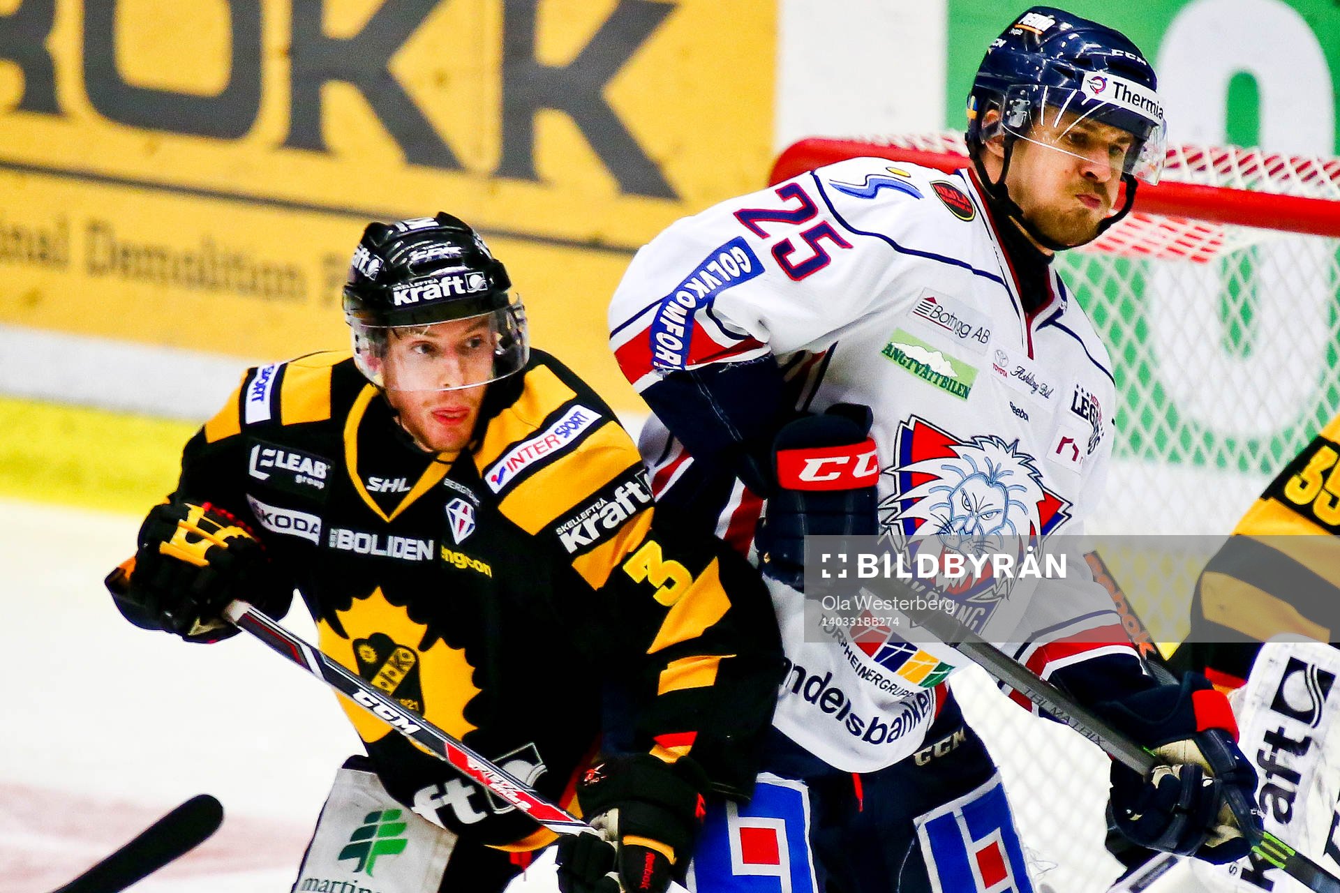 Skellefteås Niclas Burström mot Linköpings Johannes