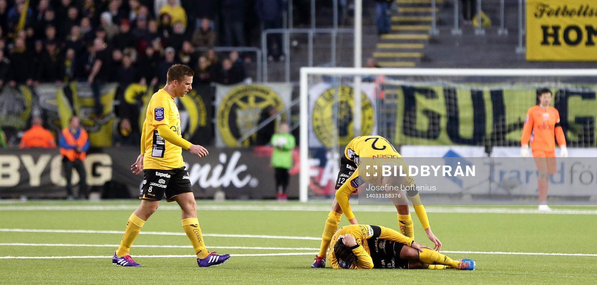 Elfsborgs spelare skadad