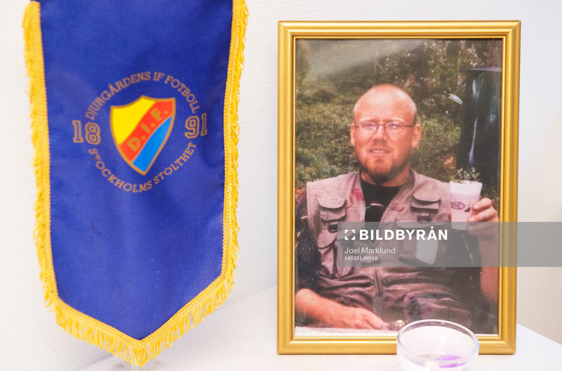 På Djurgårdens kansli finns ett fotografi av