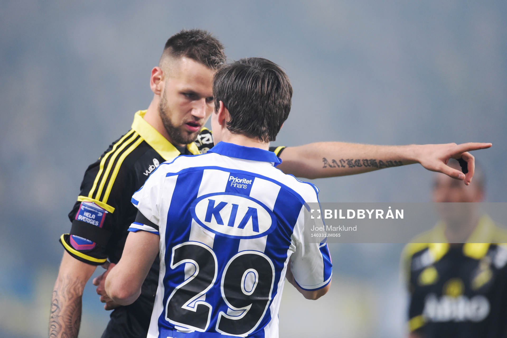 s Alexander Milosevic skääer på IFK Göteborgs Lasse