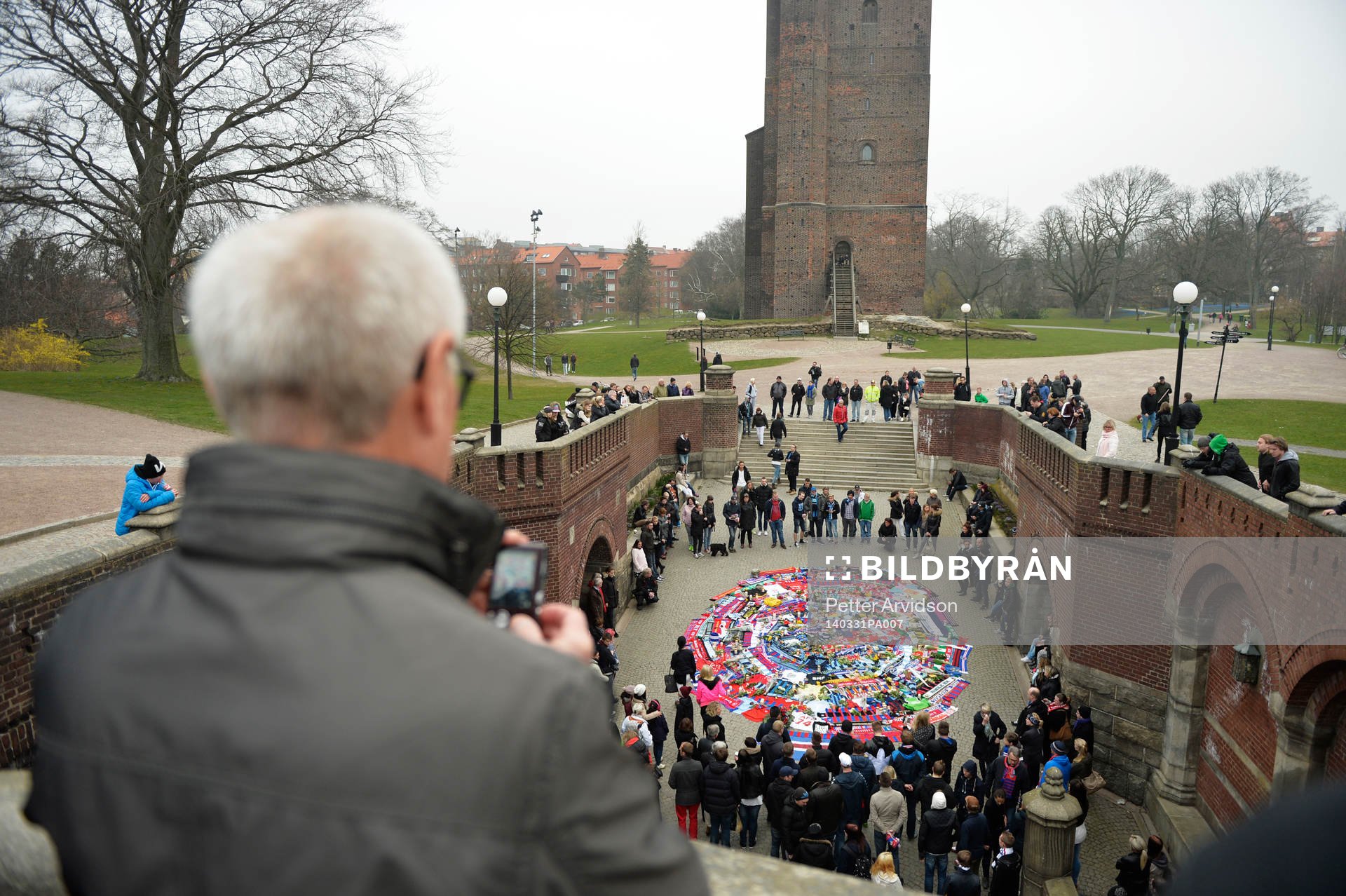 Manifestation på Stortorget i Helsingborg mot
