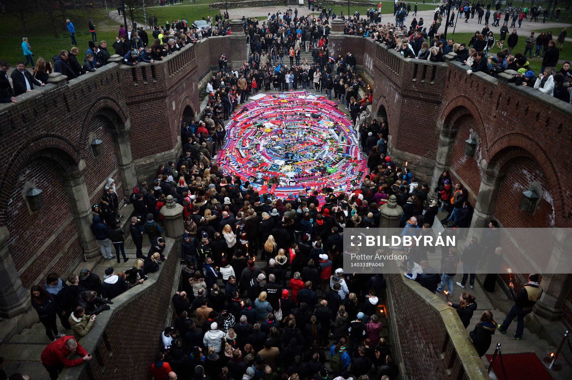 Manifestation på Stortorget i Helsingborg mot