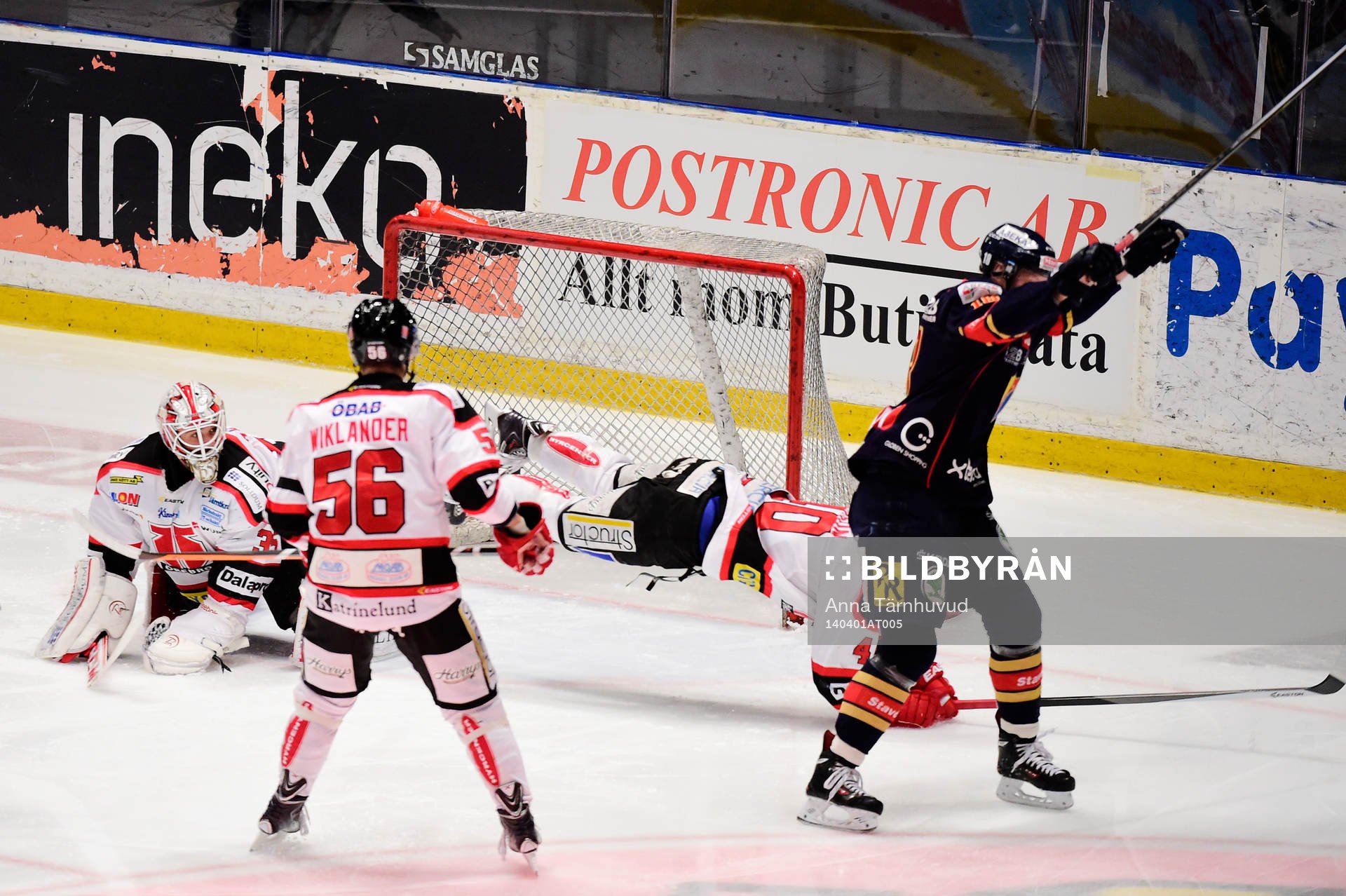 Djurgårdens Michael Holmqvist jublar