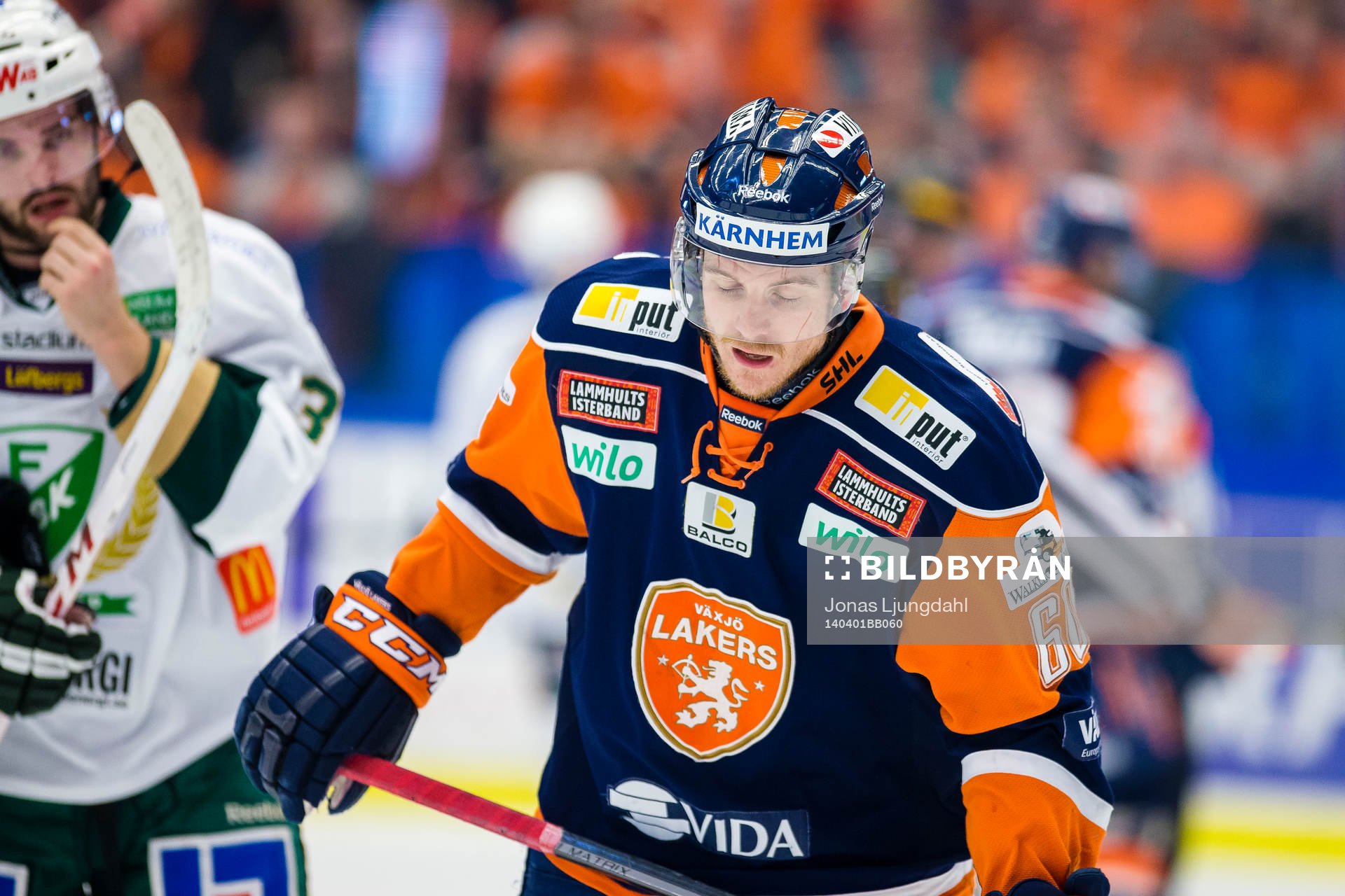 Växjös Erik Josefsson blundar