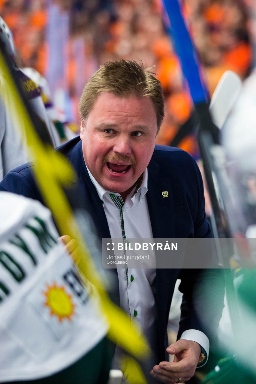Färjestads tränare Leif Carlsson