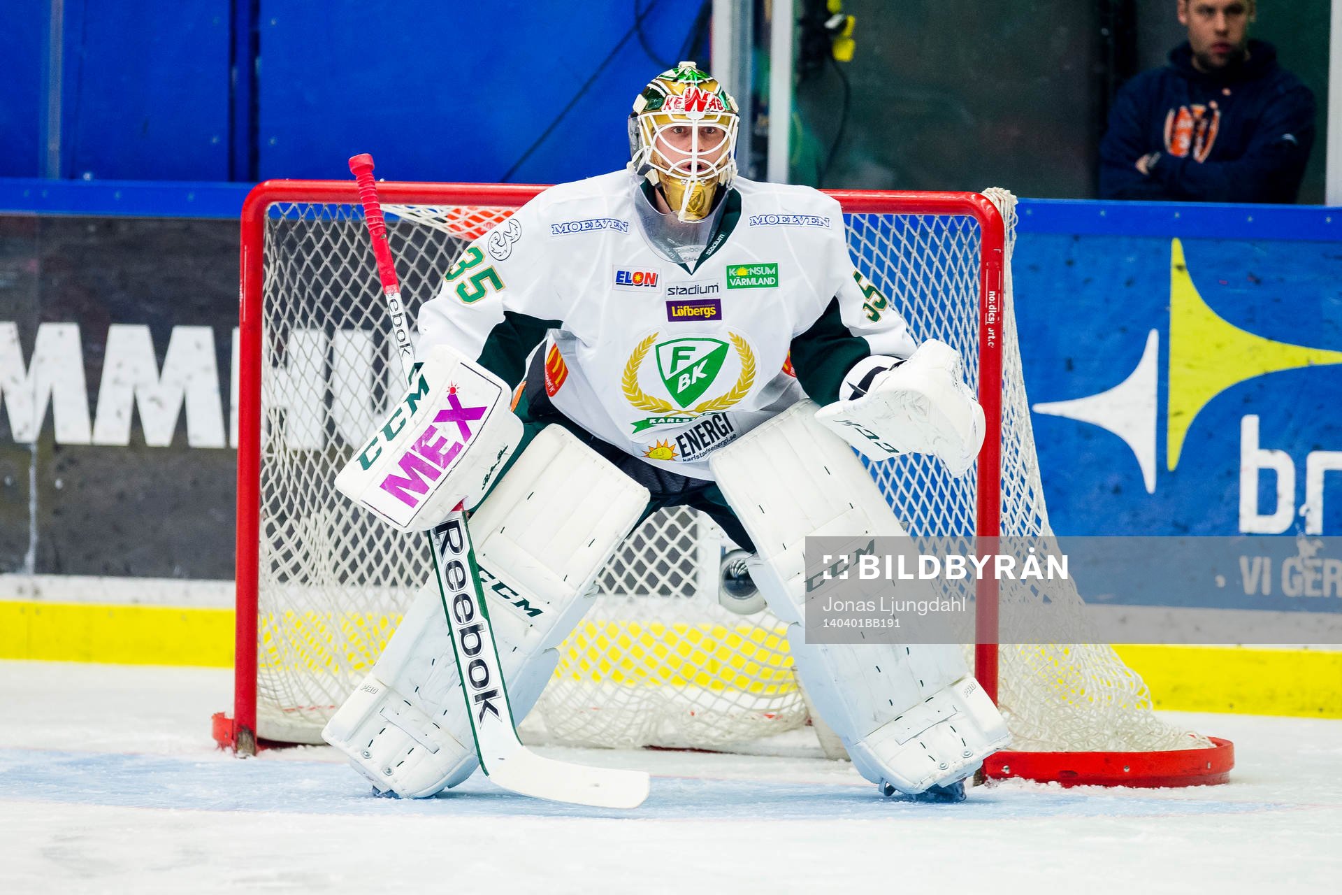Färjestads målvakt Fredrik Pettersson-Wentzel
