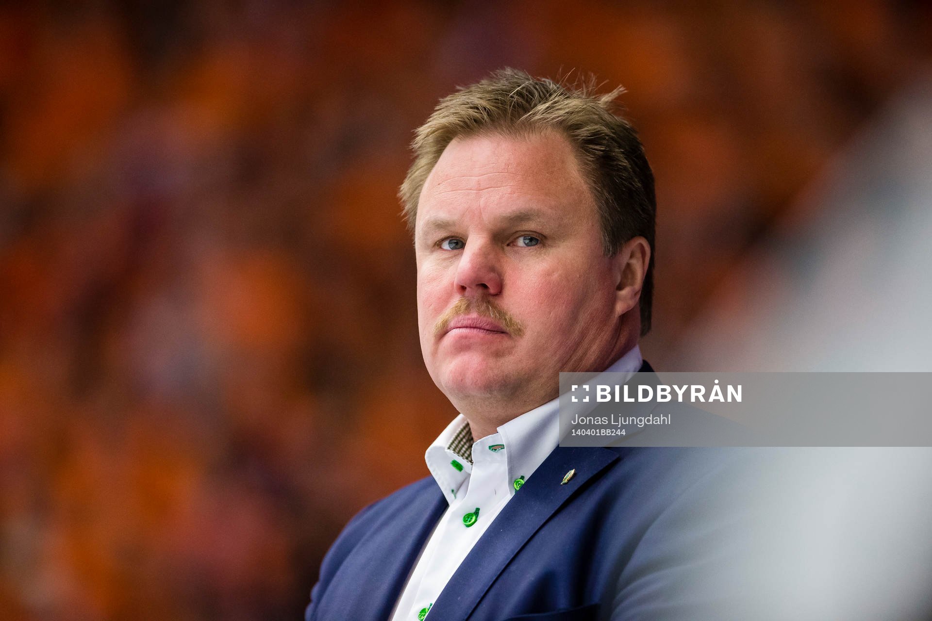 Färjestads Färjestad tränare Leif Carlsson