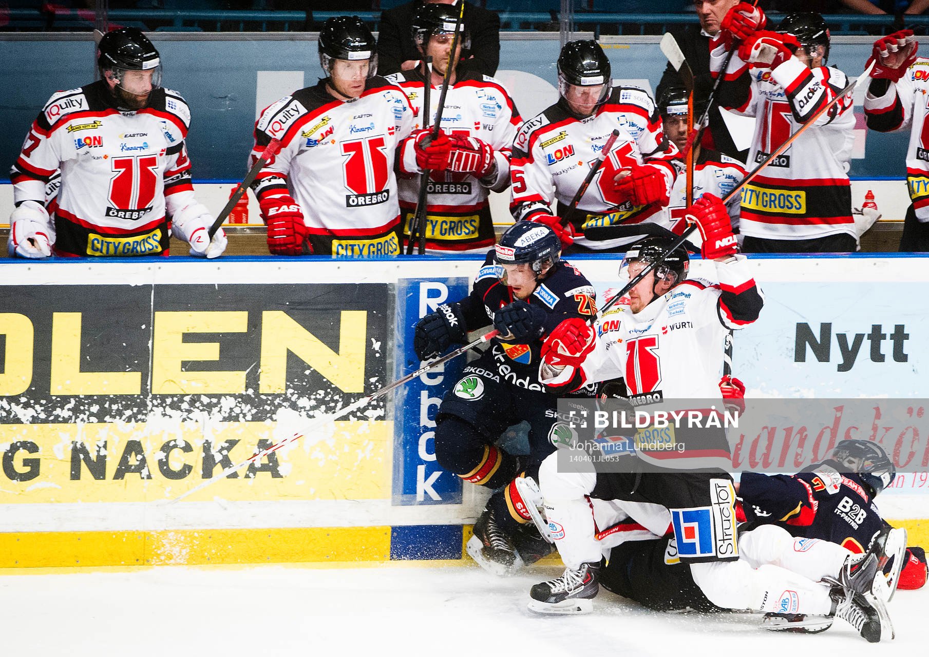 Djurgårdens  Henrik Nyberg och Nils Andersson  hamnar