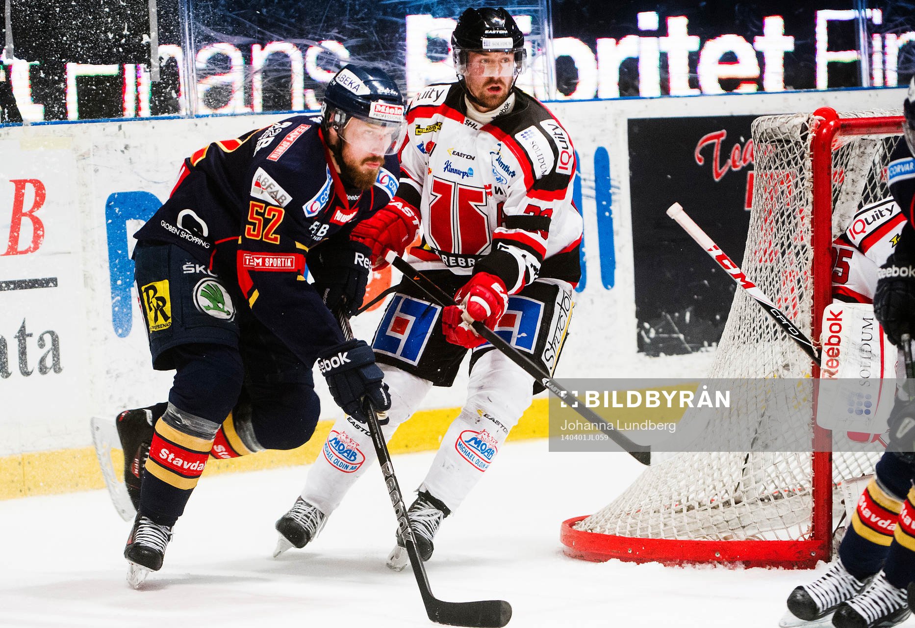 Djurgårdens  Mikael Ahlén  och Örebros Christoffer
