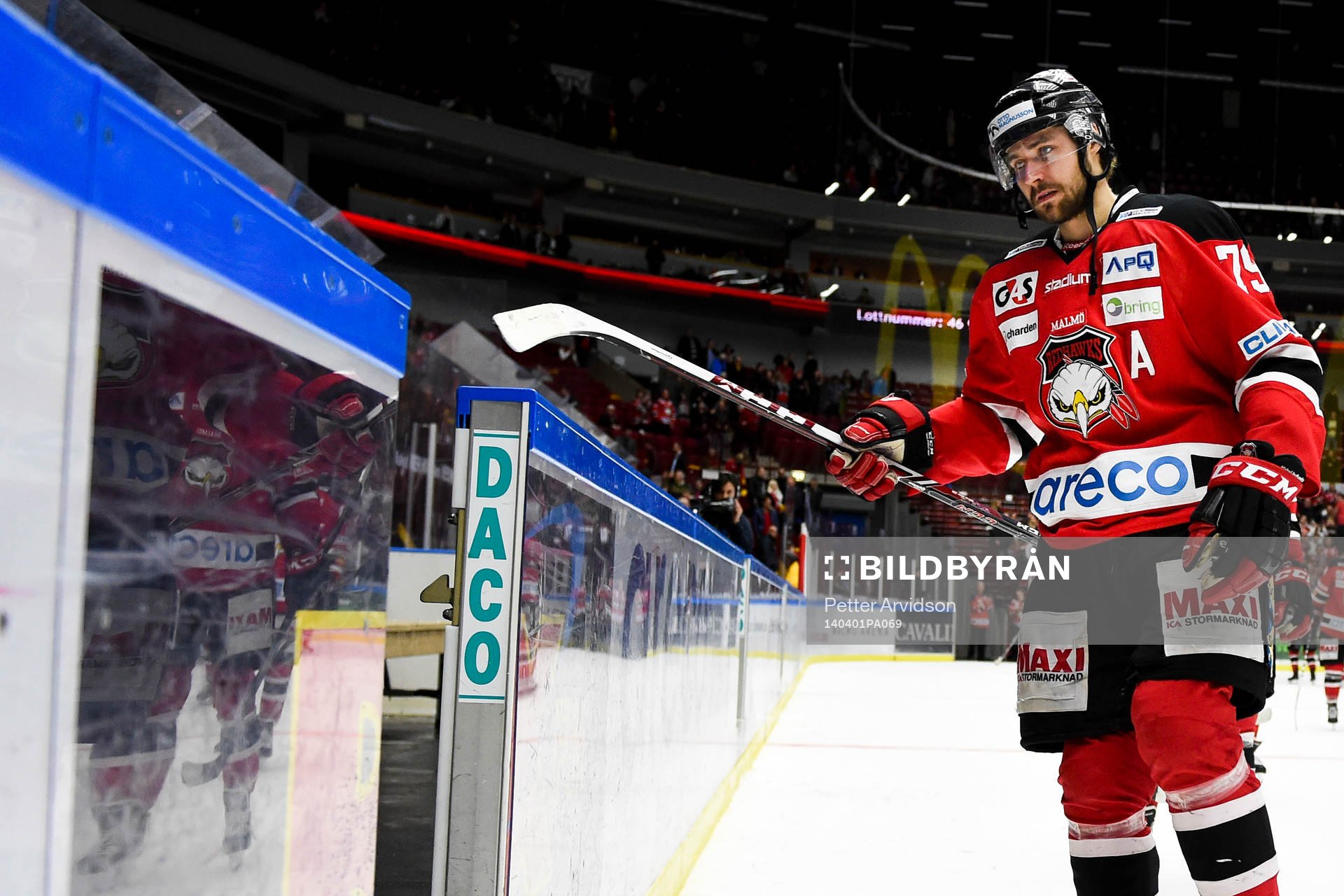 Malmö Redhawks Ludvig Rensfeldt deppar