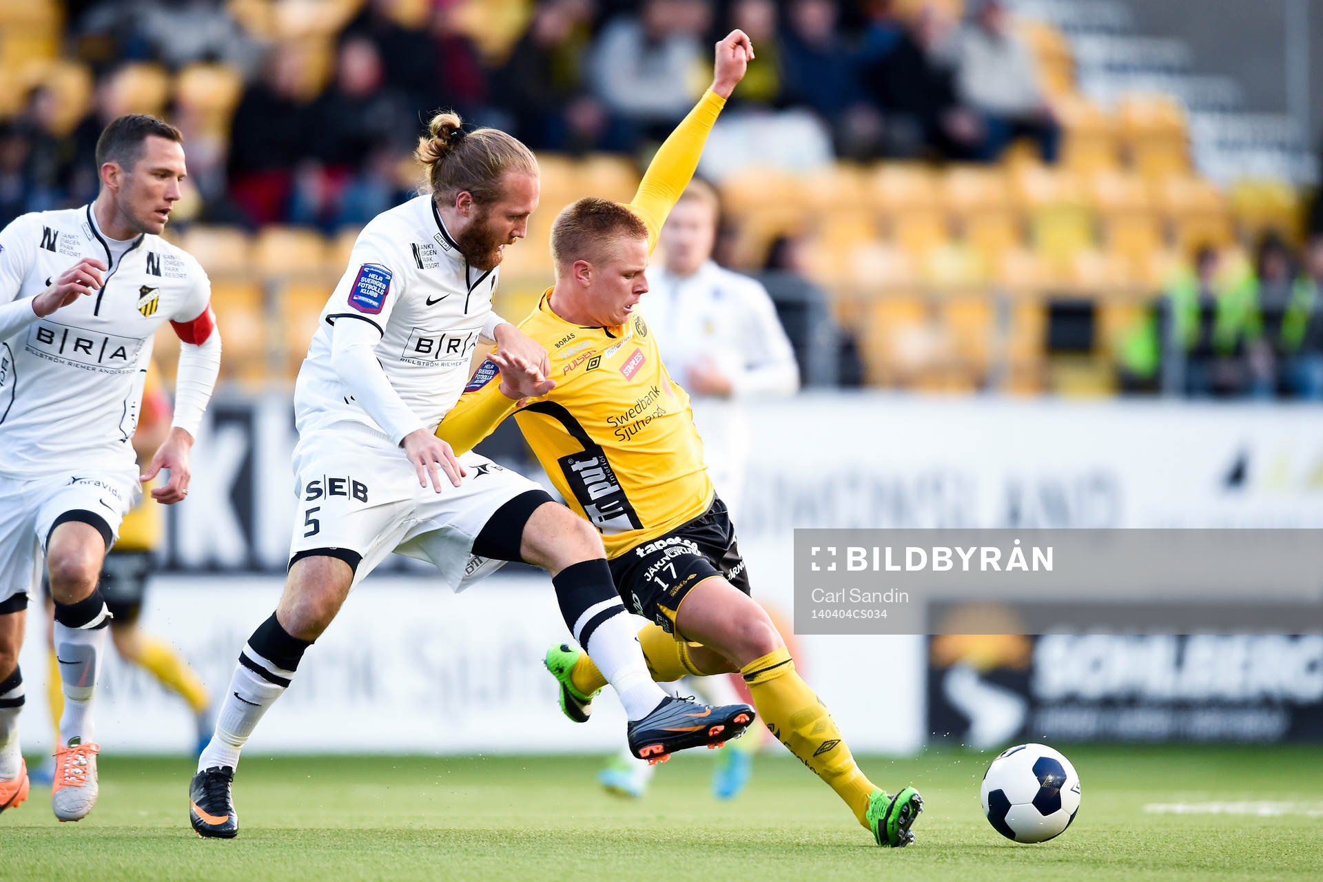 Häckens Emil Wahlström och Elfsborgs Per Frick