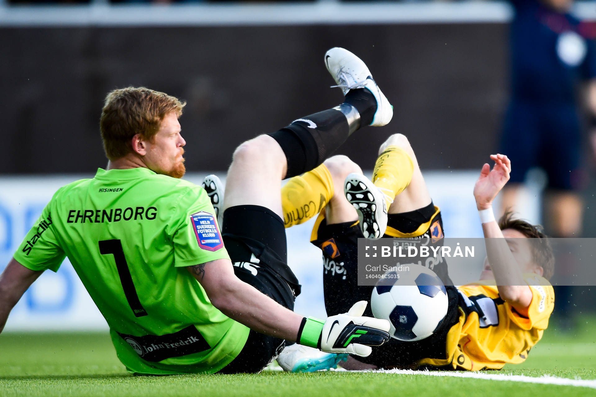 Häckens målvakt Christoffer Källqvist