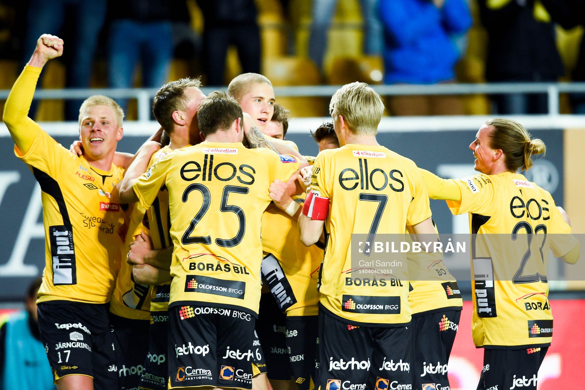 Elfsborg firar 1-0 genom Anders Svensson