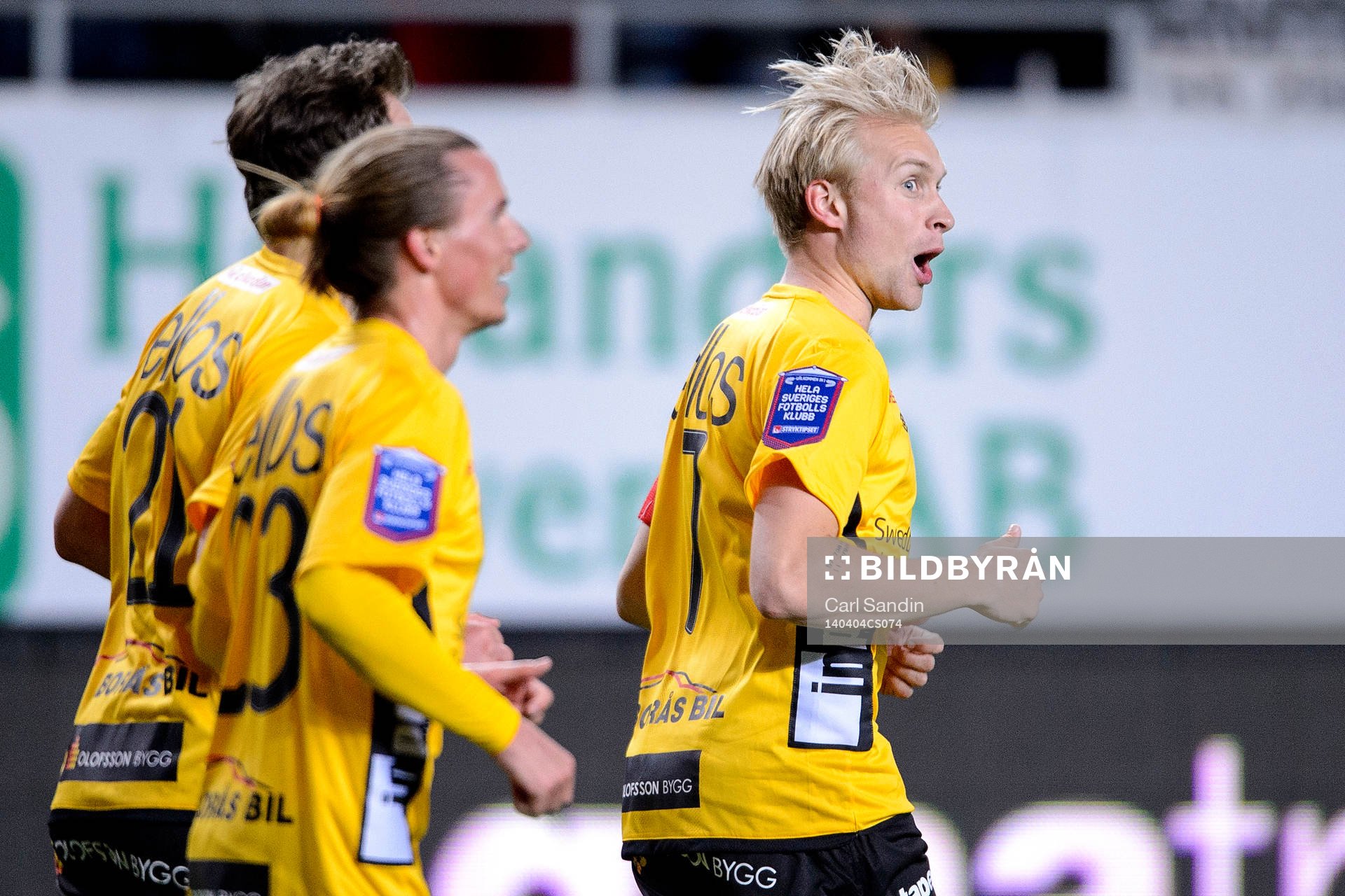 Elfsborgs Johan Larsson jublar
