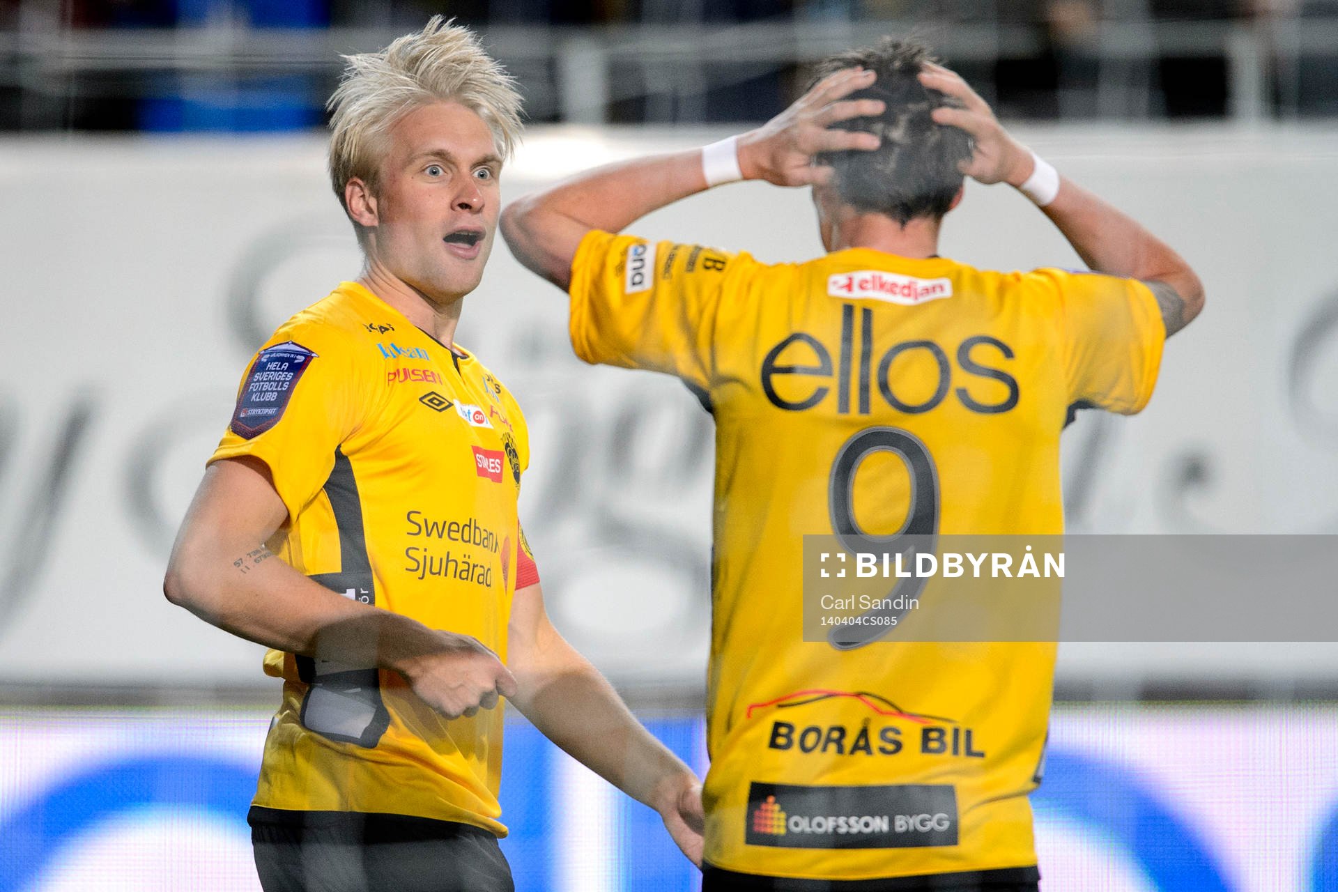Elfsborgs Johan Larsson jublar