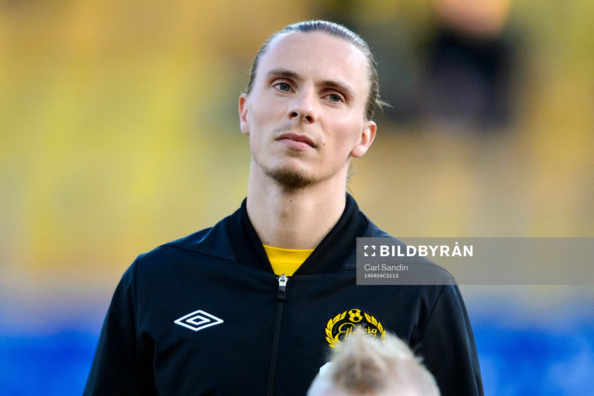 Elfsborgs Niklas Hult innan fotbollsmatchen i Allsvenskan