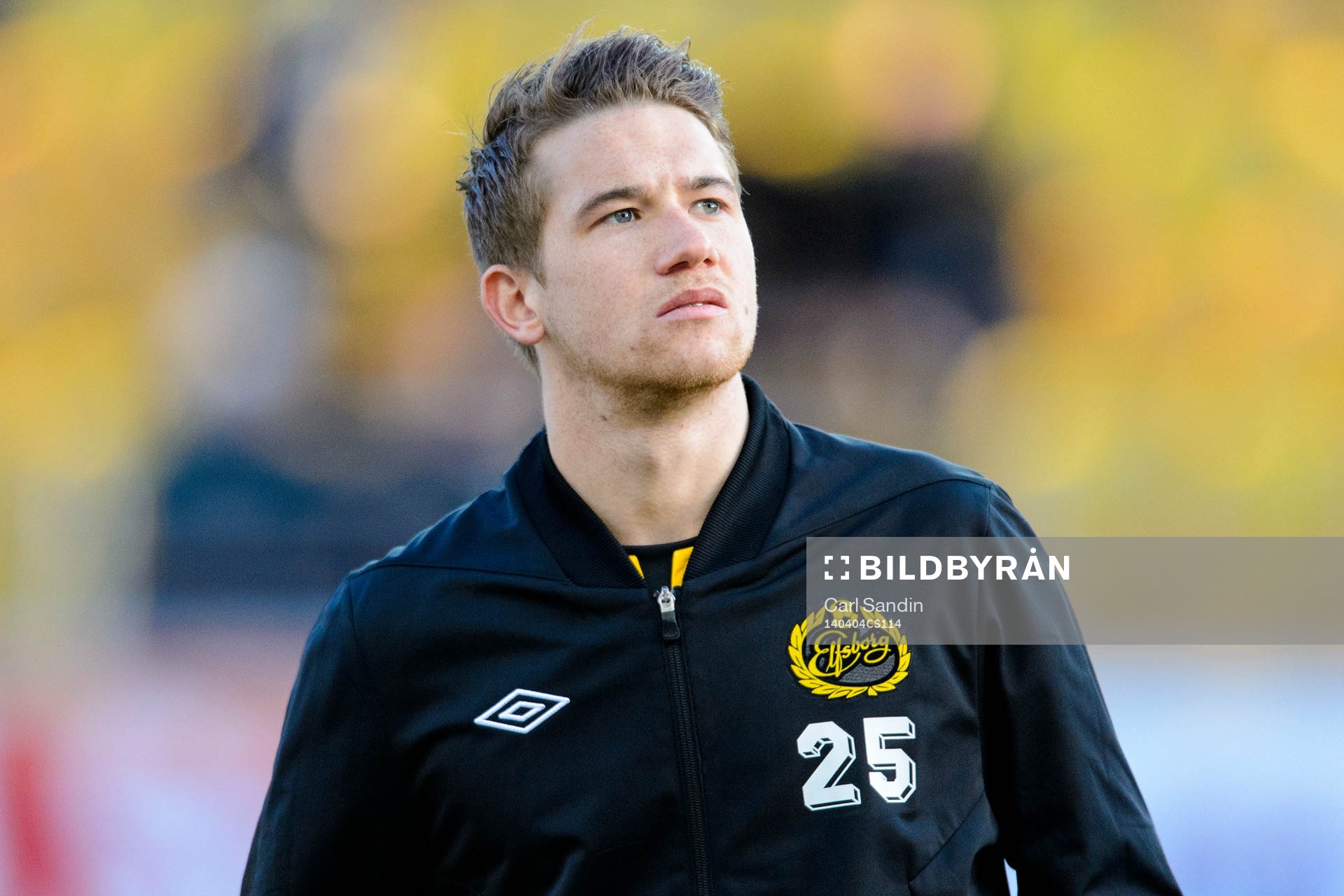 Elfsborgs Marcus Rohdén innan fotbollsmatchen i