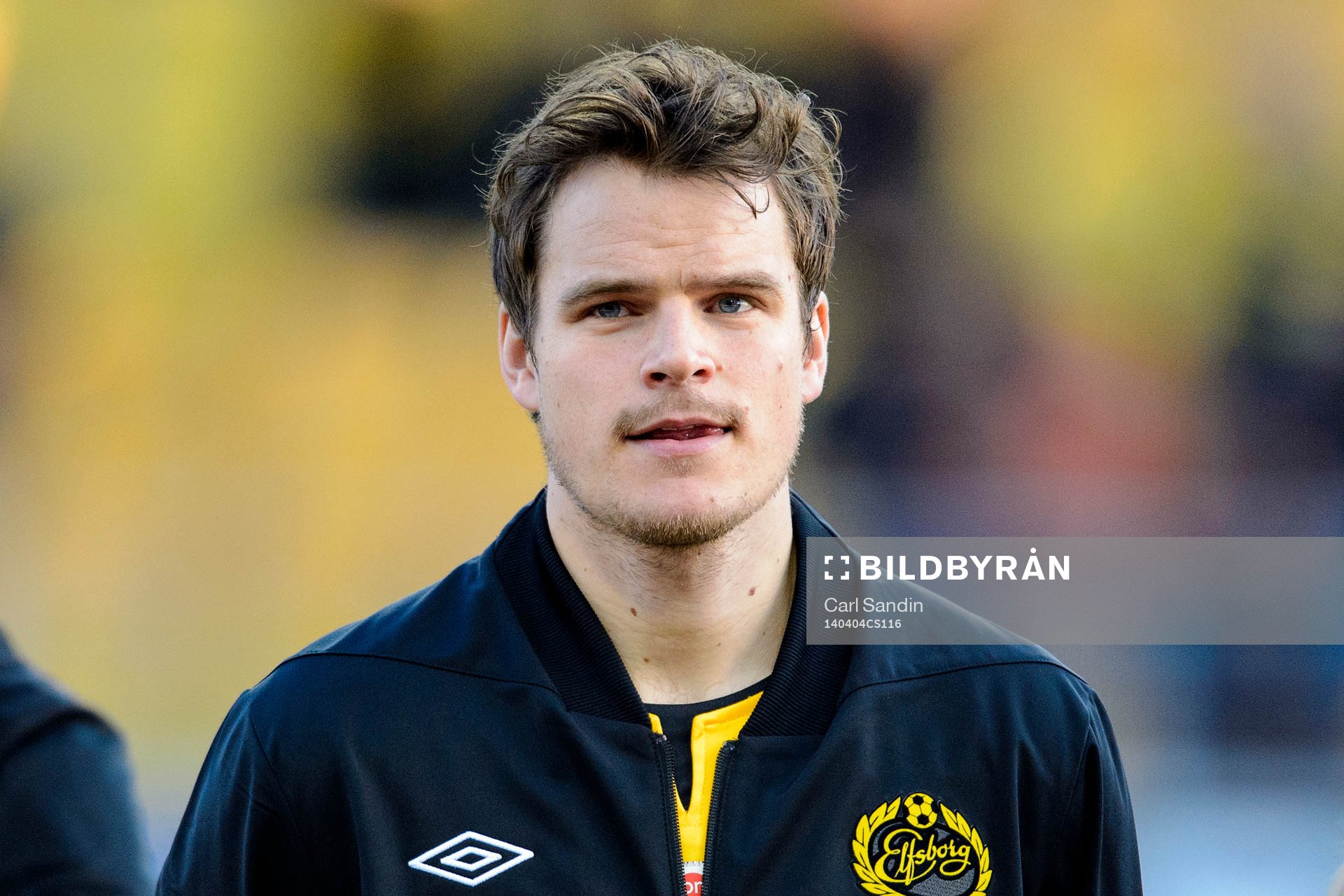 Elfsborgs Henning Hauger innan fotbollsmatchen i