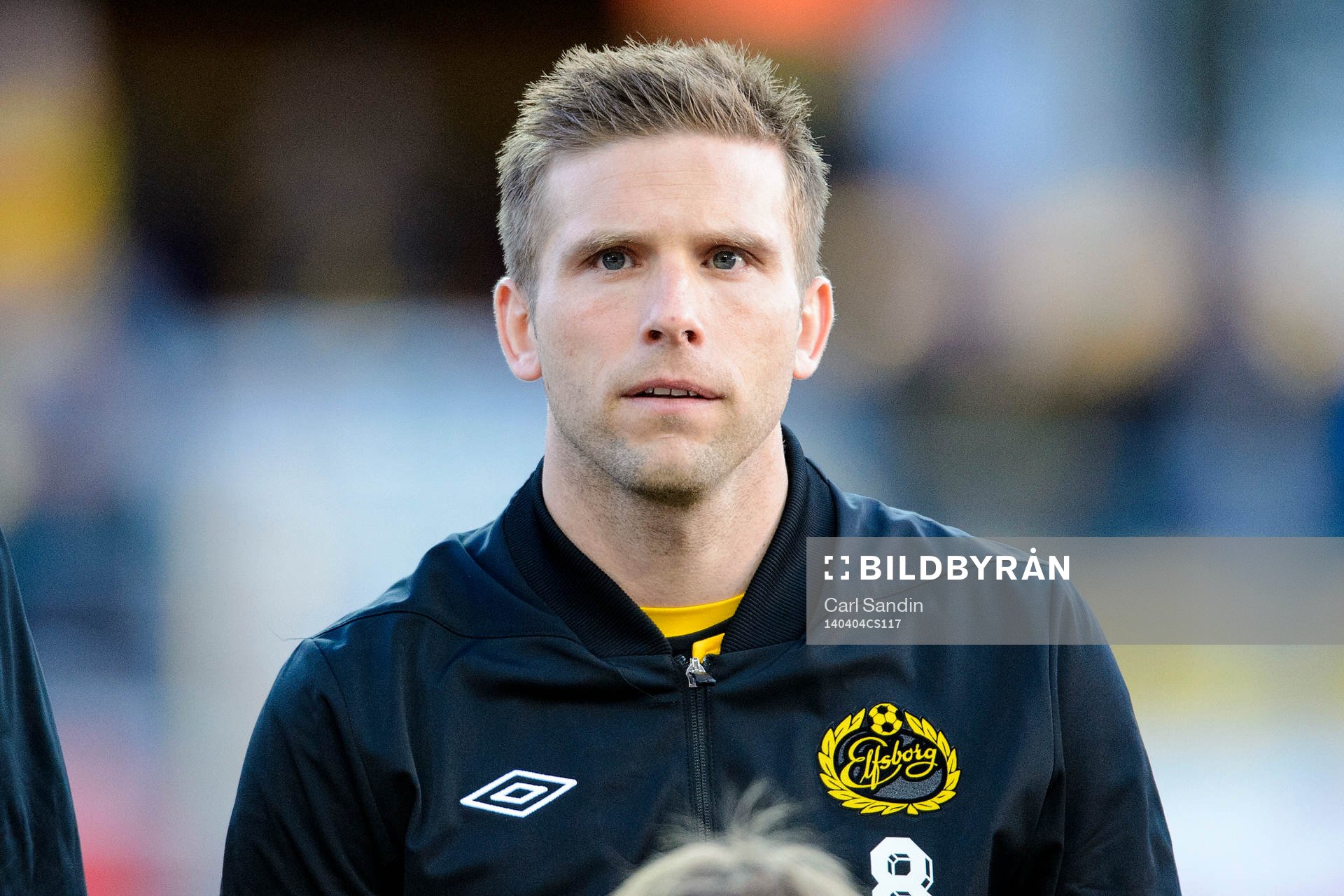 Elfsborgs Anders Svensson innan fotbollsmatchen i