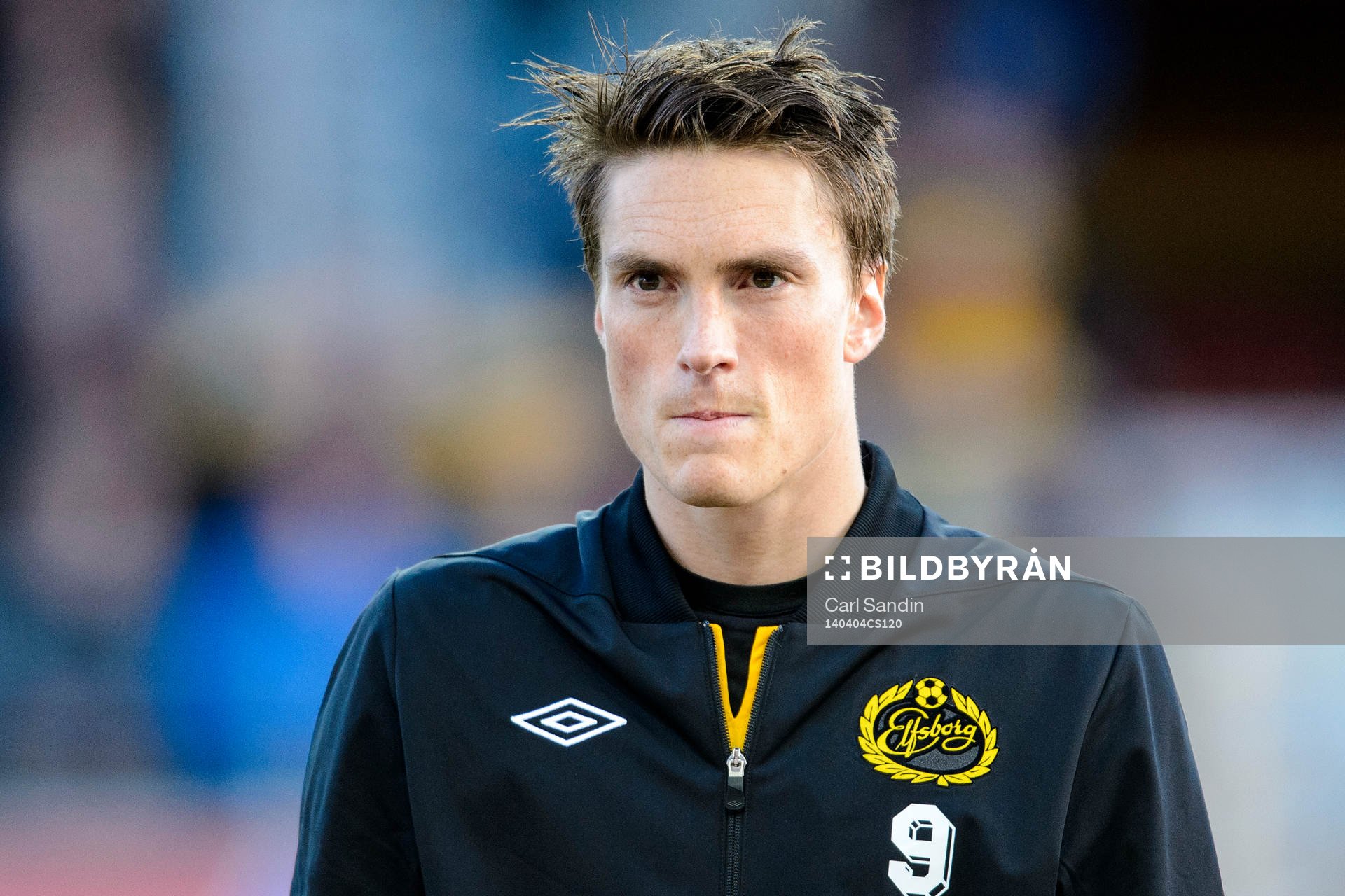 Elfsborgs Lasse Nilsson innan fotbollsmatchen i Allsvenskan