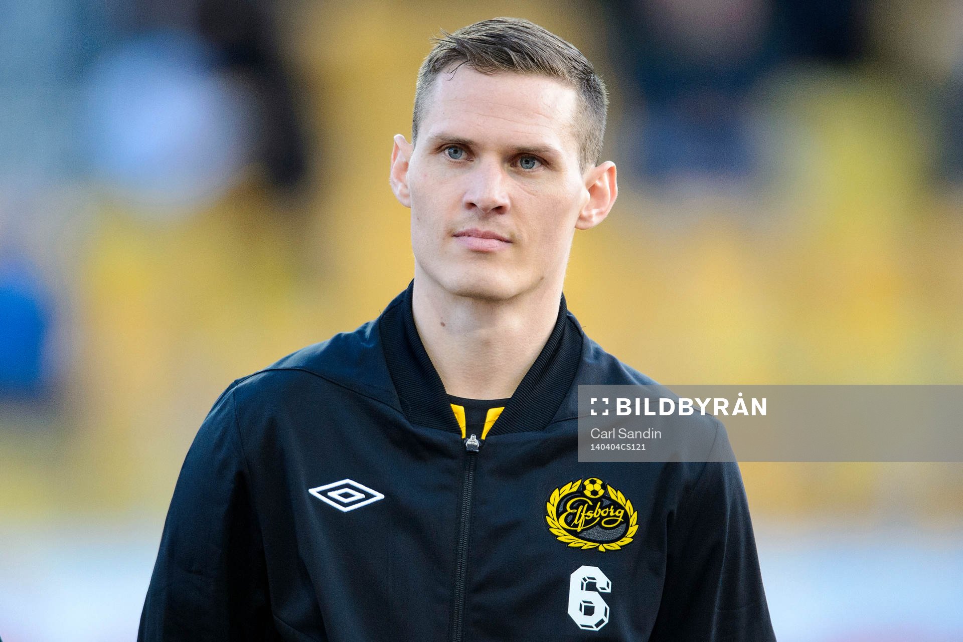 Elfsborgs Jon Jönsson innan fotbollsmatchen i Allsvenskan