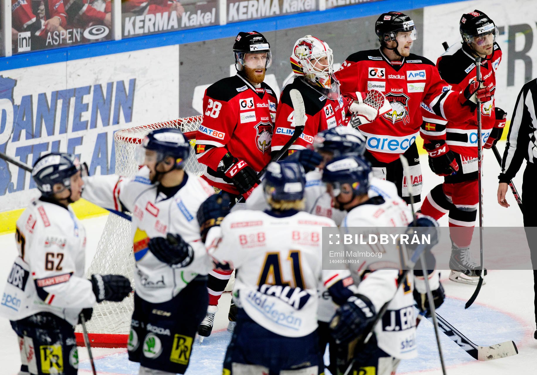 Malmö Redhawks deppar när Djurgården jublar