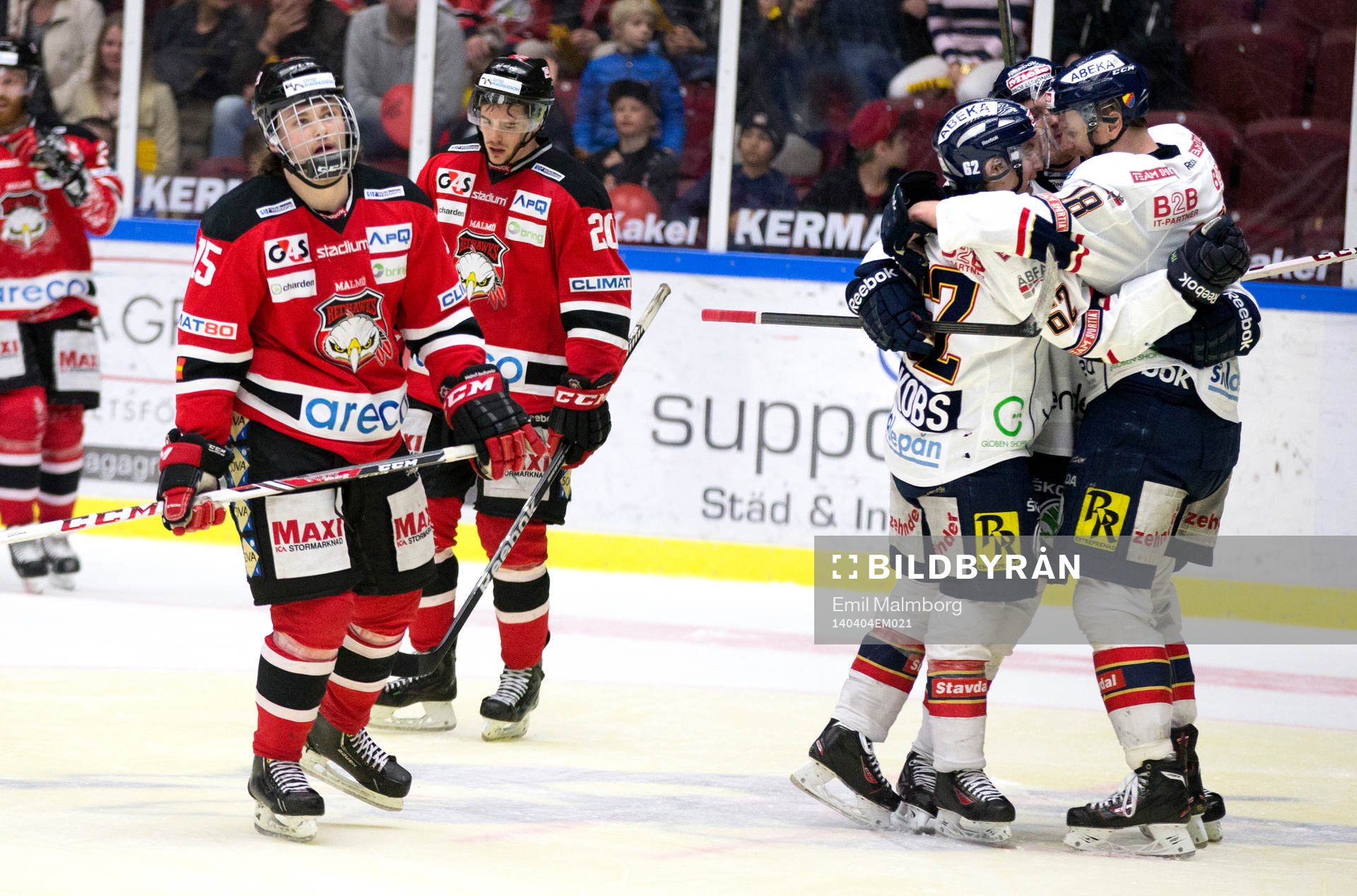 Djurgårdens Michael Holmqvist jublar