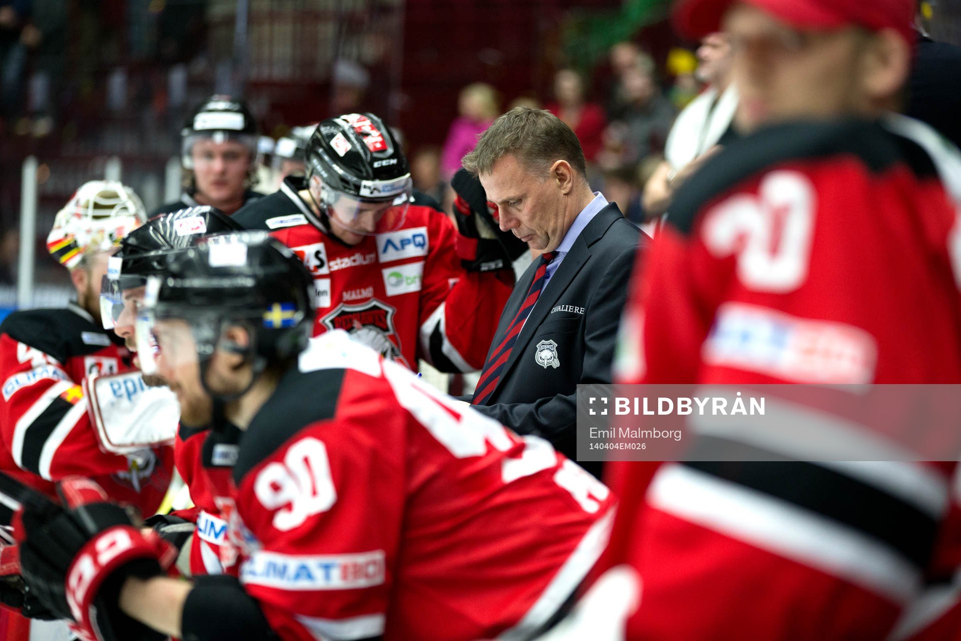 Malmö Redhawks tränaren Mats Lusth