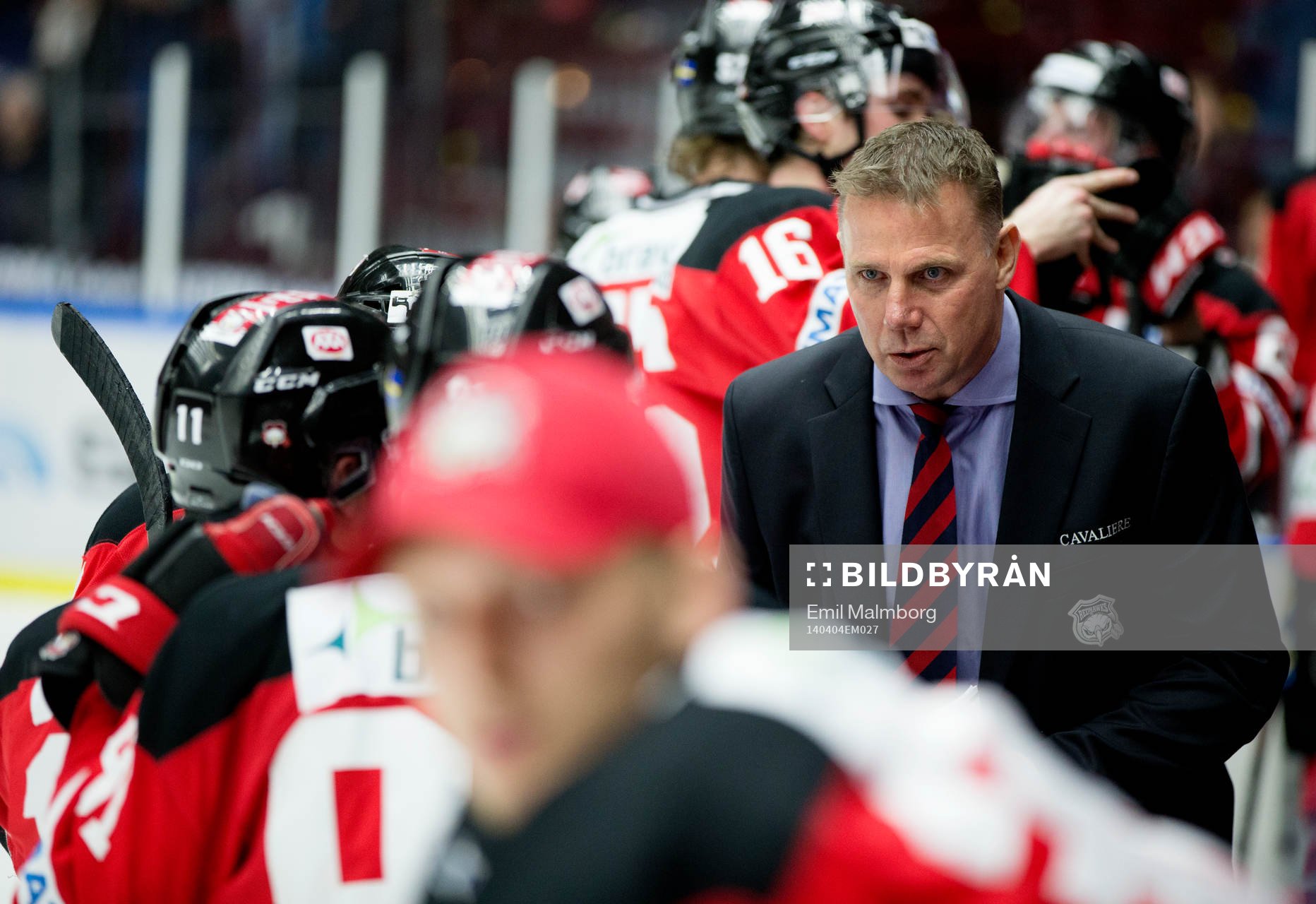 Malmö Redhawks tränaren Mats Lusth