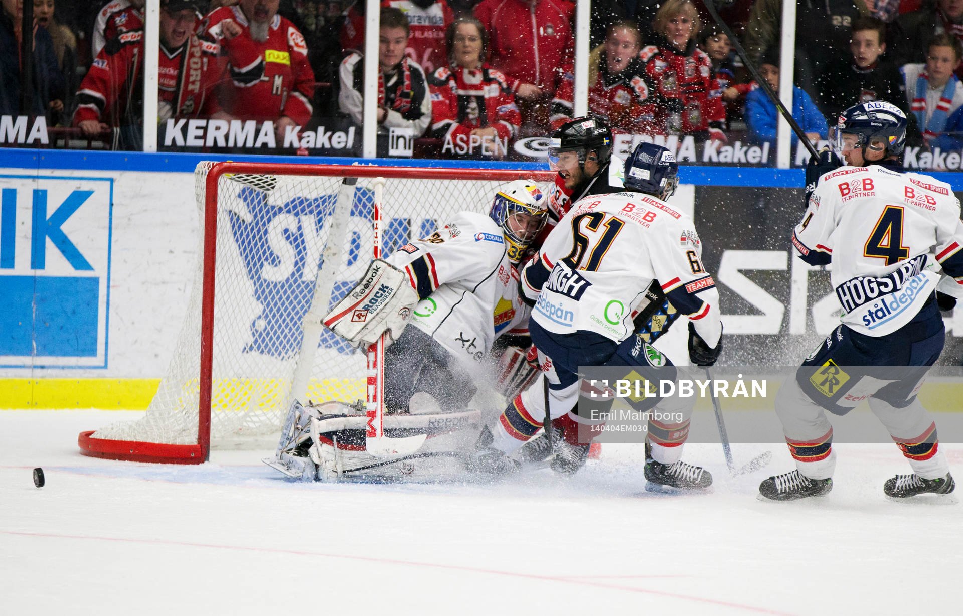 Malmö Redhawks Björn Svensson och Djurgårdens Adam