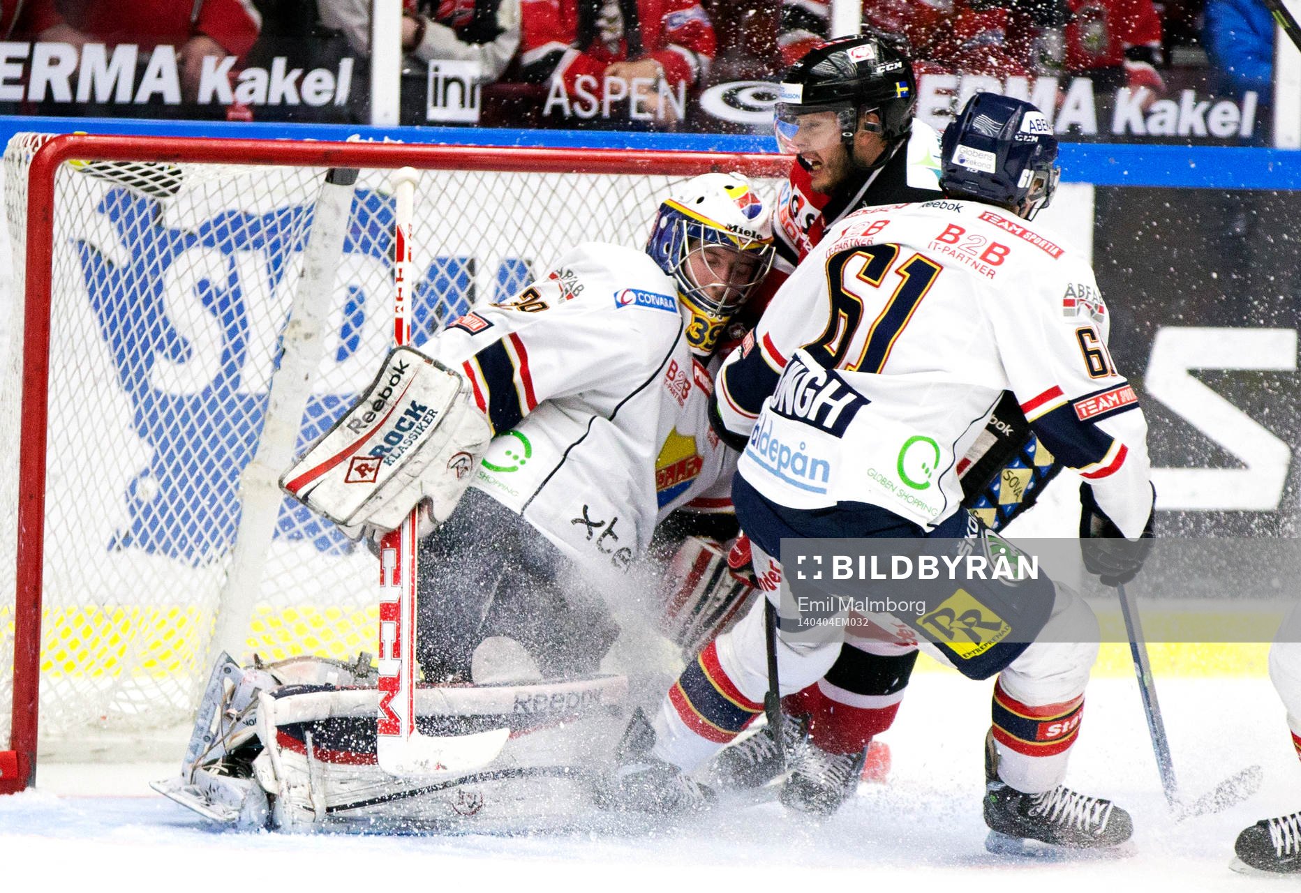 Malmö Redhawks Björn Svensson och Djurgårdens Adam