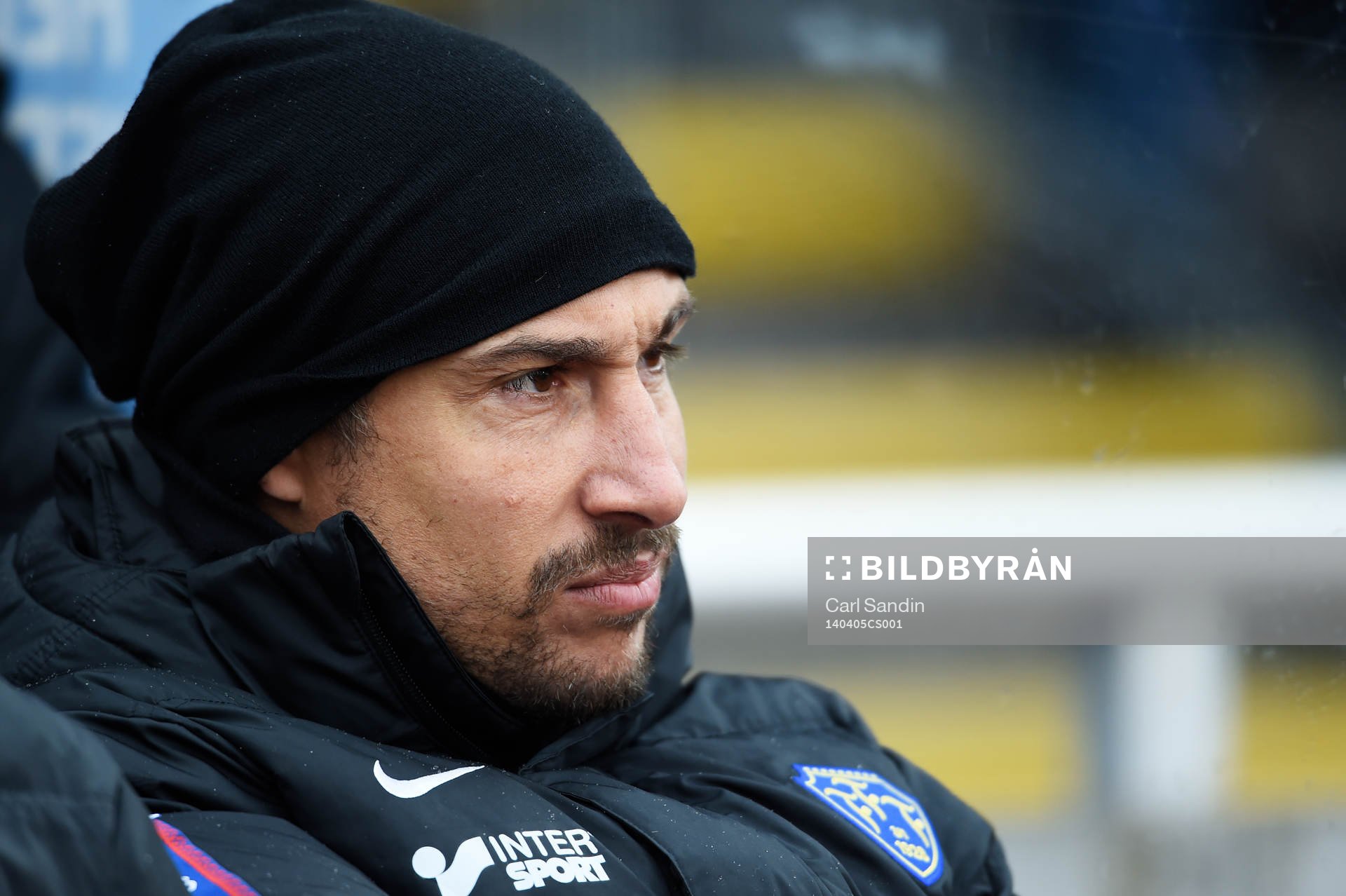 Falkenbergs tränare Henrik Larsson
