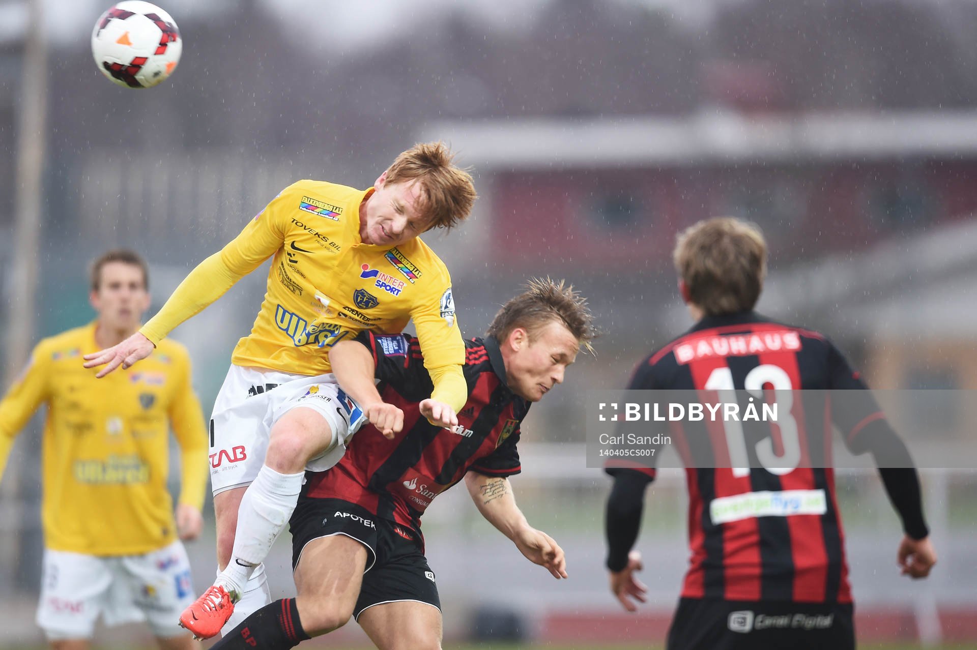 Falkenbergs Dan Keat  och Brommapojkarnas Nicklas Bärkroth