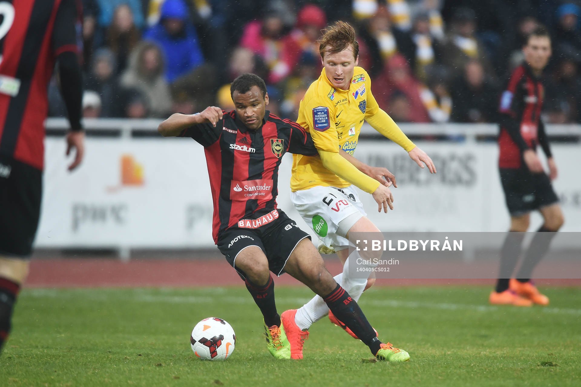Brommapojkarnas Serge-Junior Martinsson Ngouali och