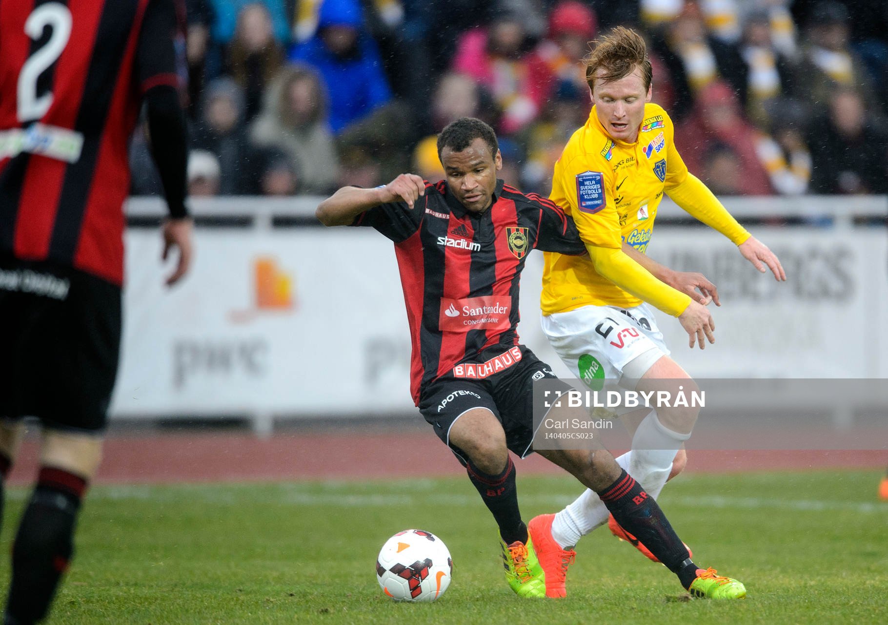 Brommapojkarnas Serge-Junior Martinsson Ngouali och