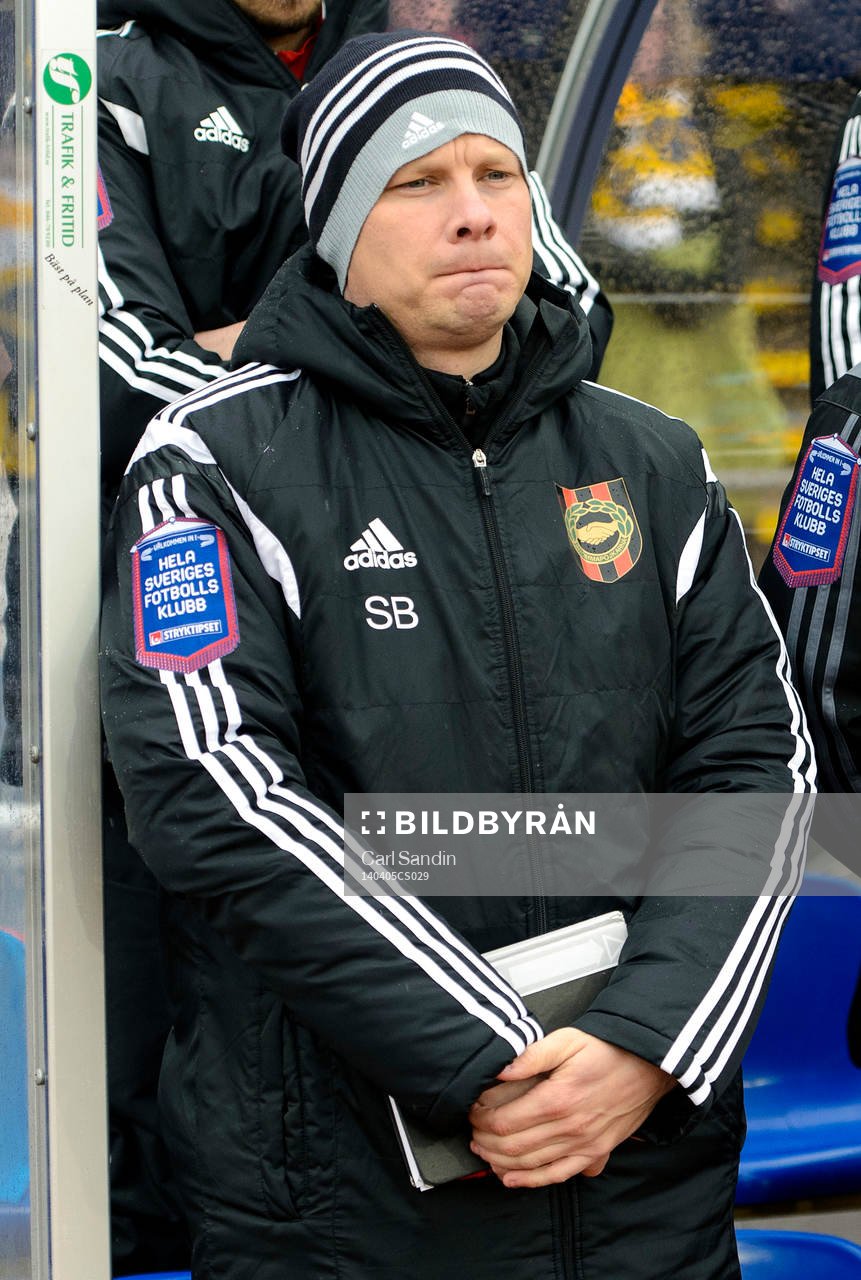 Brommapojkarnas tränare Stefan Billborn
