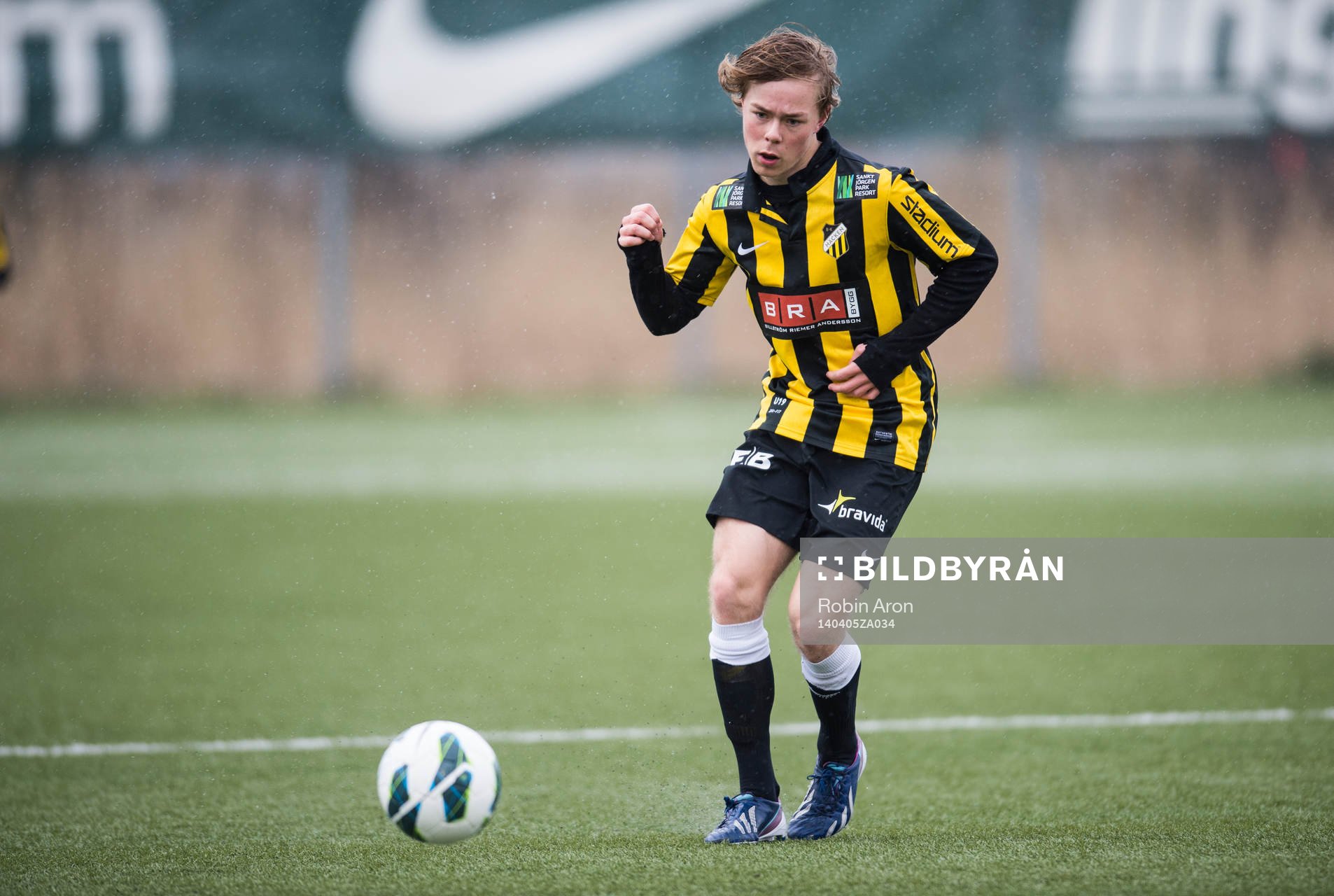 Häckens Adam Andersson i fotbollsmatchen mellan BK Häcken